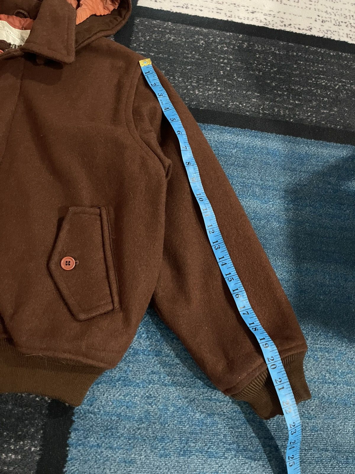 Japanese Brand × Vintage Vintage Flandre Club Hoodie Wool Jacket Size US L / EU 52-54 / 3 - 18 Thumbnail