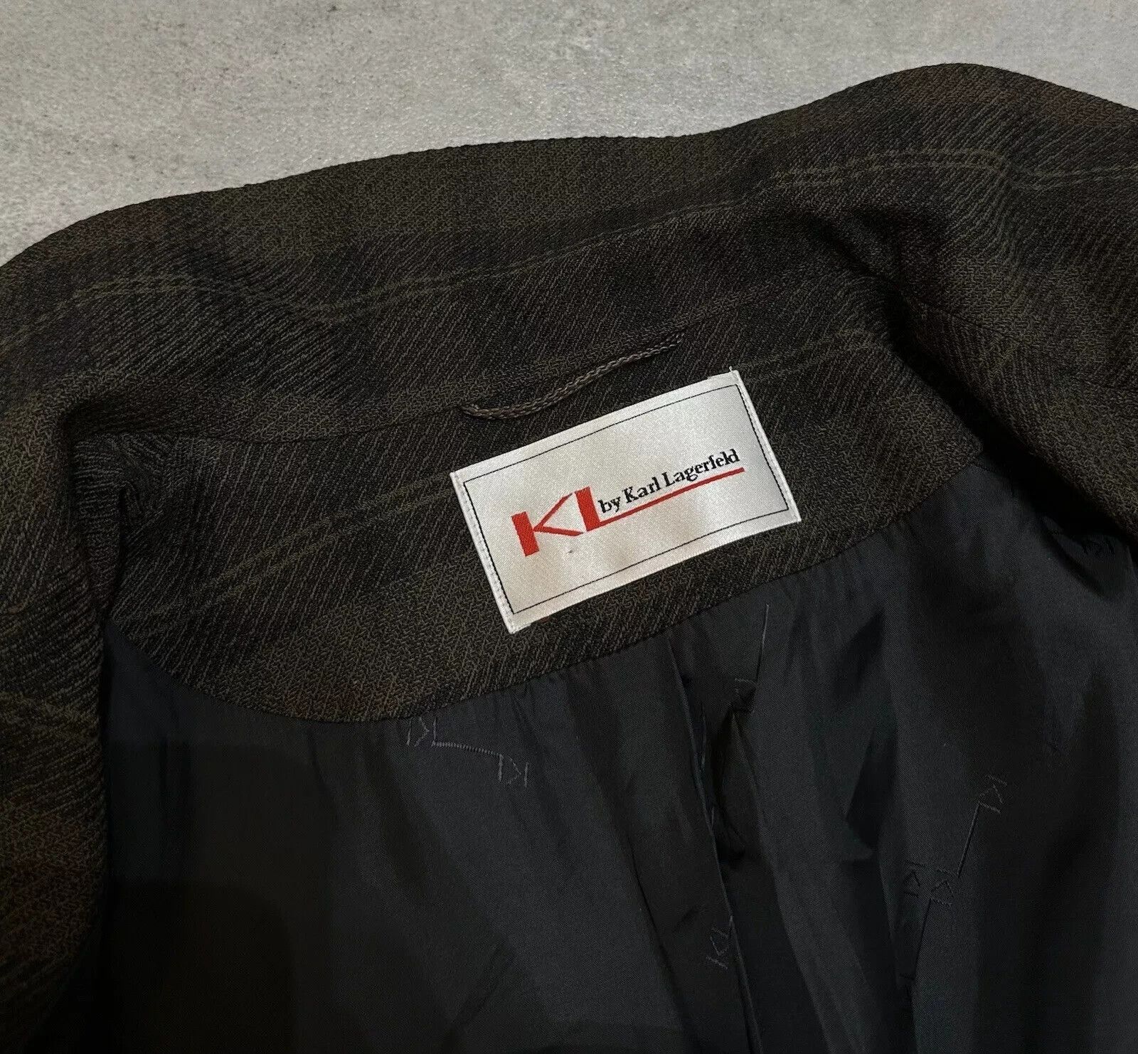 Karl Lagerfeld Vintage KL by Karl Lagerfeld Double Breast Blazer Jacket Size L / US 10 / IT 46 - 17 Thumbnail