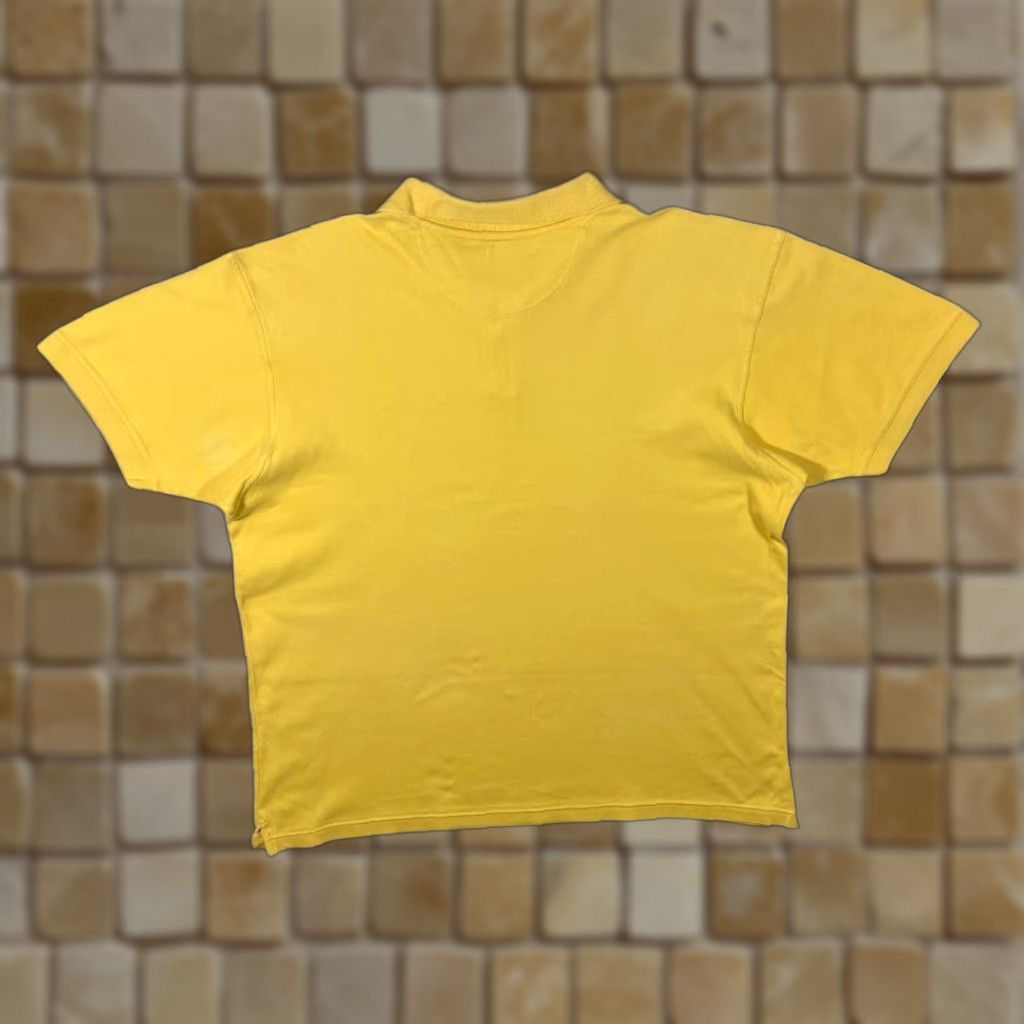 Nike VINTAGE Nike Essential Embroidered Mini Swoosh Logo Yellow Polo Shirt Top XL Mens Short Sleeve Button Collared 90s Size US XL / EU 56 / 4 - 1 Thumbnail
