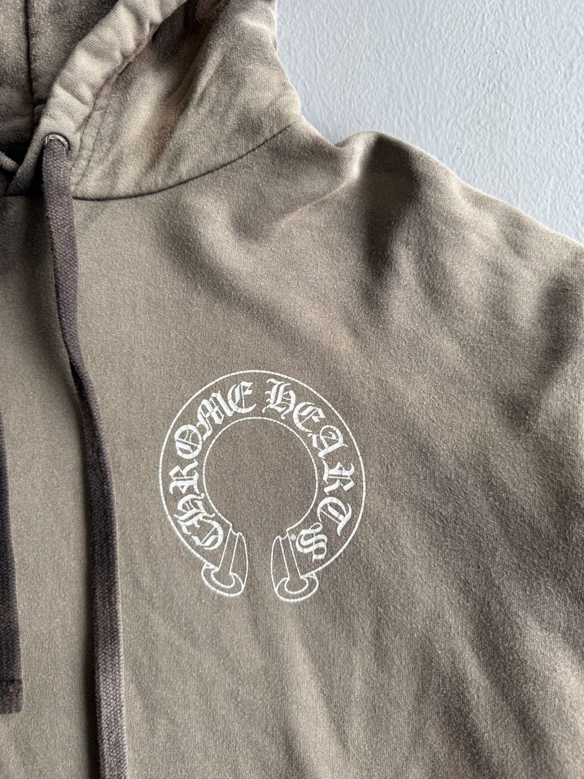 Chrome Hearts Trashed Faded - Horseshoe Floral Hoodie Size US M / EU 48-50 / 2 - 9 Thumbnail