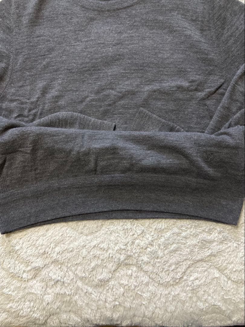 Louis Vuitton Louis Vuitton Gray Cashmere Crew Neck Sweater 2 Size US L / EU 52-54 / 3 - 5 Thumbnail