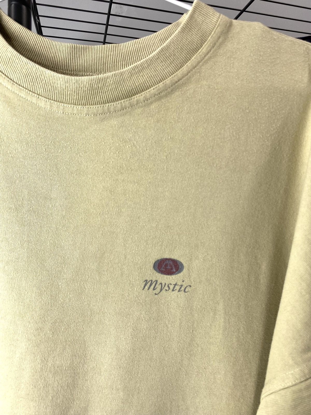 Vintage Rare Vintage 1990’s Mystic Hockey Player T Shirt Japanese Size US L / EU 52-54 / 3 - 3 Thumbnail