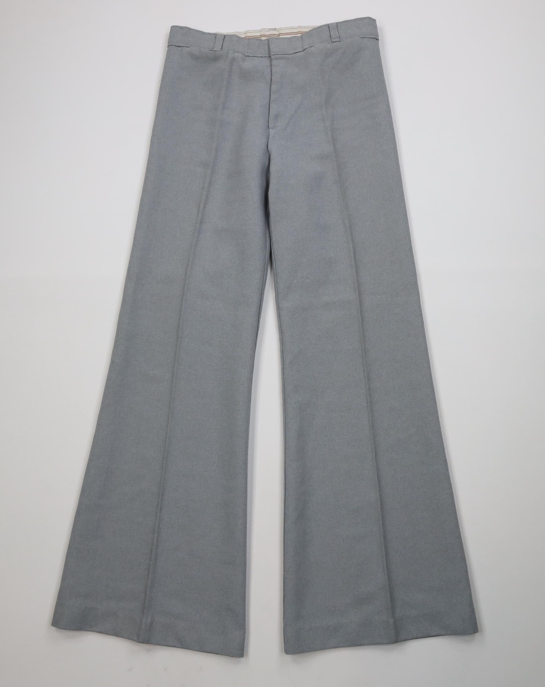 Vintage AS IS Vintage 70s Streetwear Bell Bottoms Pants Steel USA Size 30" / US 8 / IT 44 - 1 Thumbnail