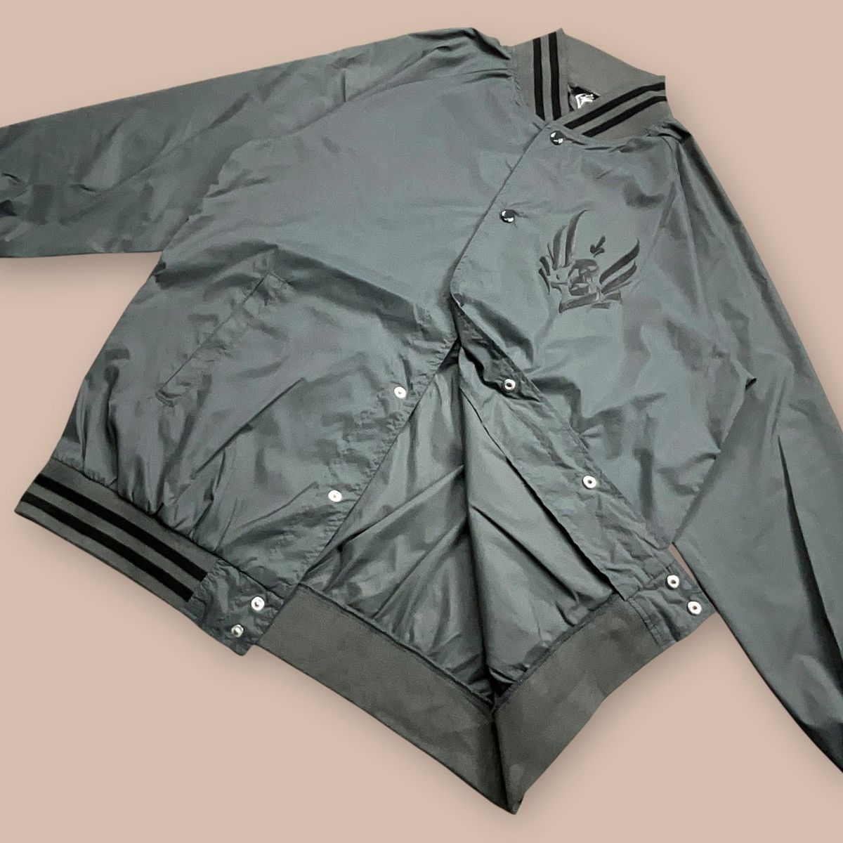 Japanese Brand BLACK DALLAS "RISE" Nylon Jacket Artwork by USUGROW Size US XL / EU 56 / 4 - 10 Thumbnail