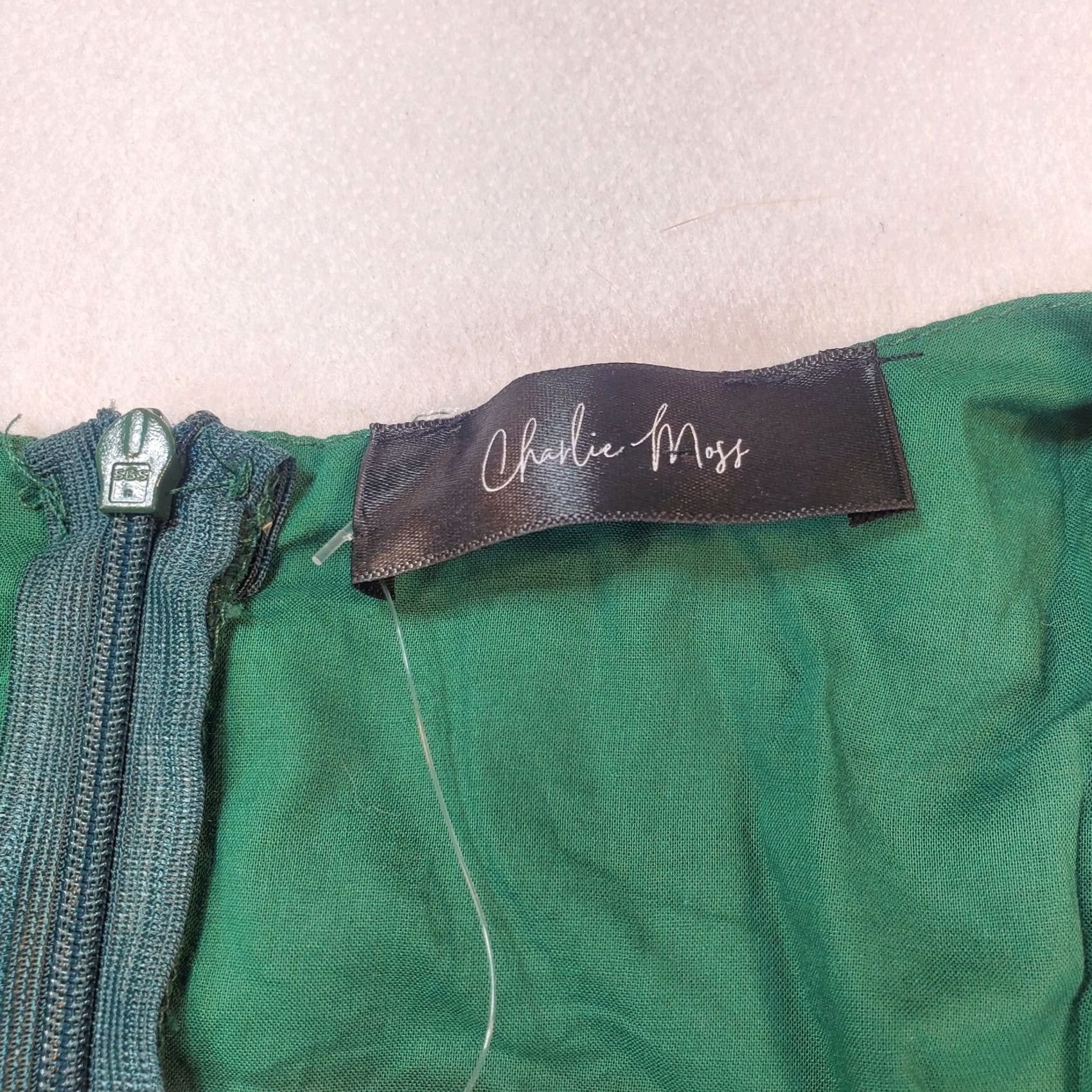 Vintage Charlie Moss Women Dress Forrest Green Casual S 2.00 Retail NWT NWT Size S / US 4 / IT 40 - 7 Thumbnail