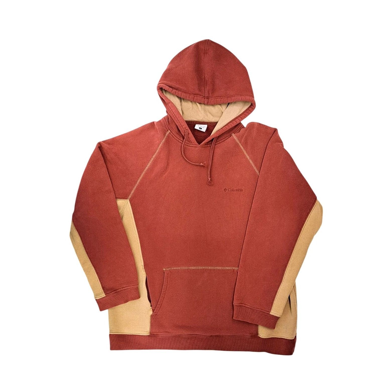 Columbia Columbia Men Size Large Two-Tone Rust Beige Pullover Hoodie Size US L / EU 52-54 / 3 - 3 Thumbnail