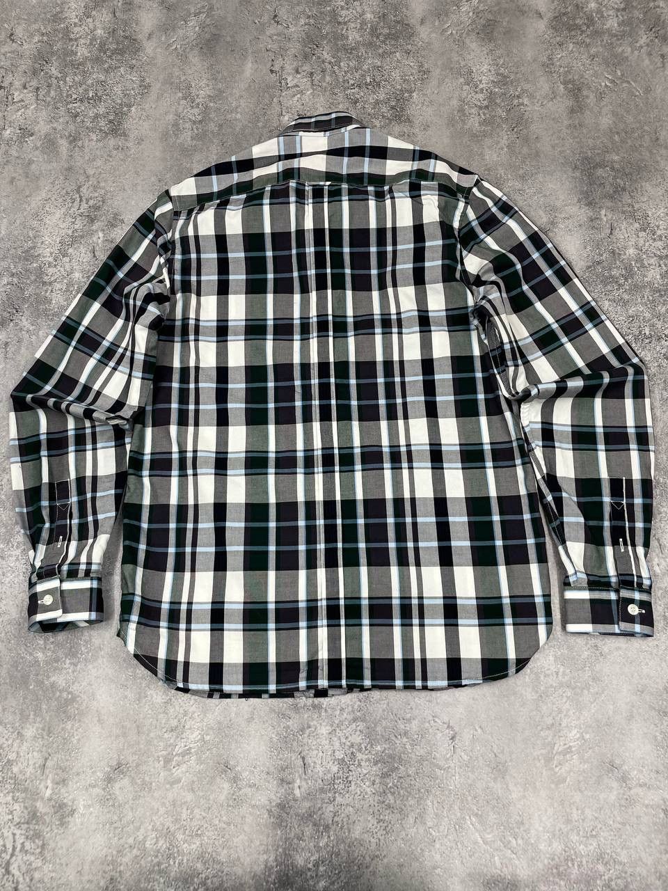 Fred Perry Fred Perry Men Shirt Plaid White Navy Size Medium Size US M / EU 48-50 / 2 - 8 Thumbnail