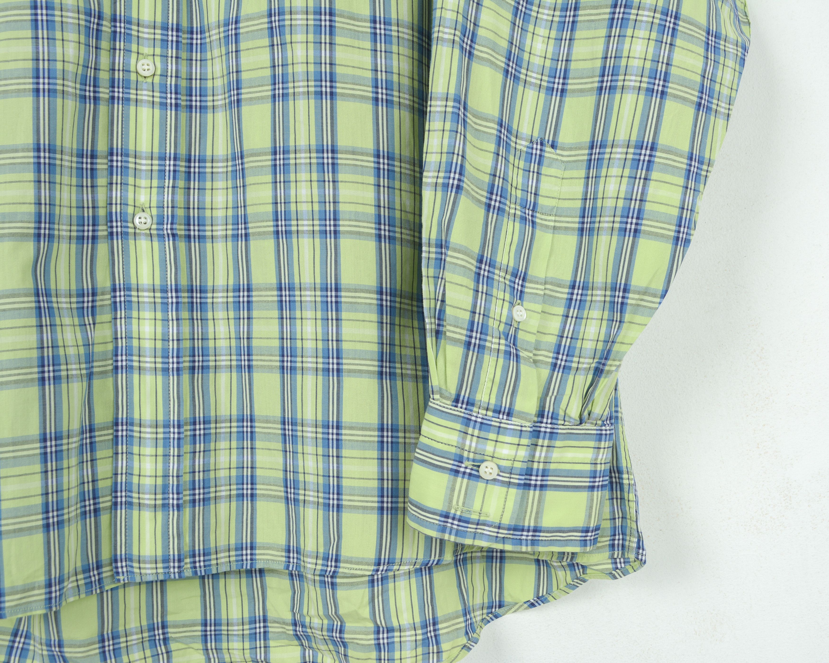 Hugo Boss HUGO BOSS Baldessarini Casual Shirt Striped Long Sleeved Size US XL / EU 56 / 4 - 4 Thumbnail