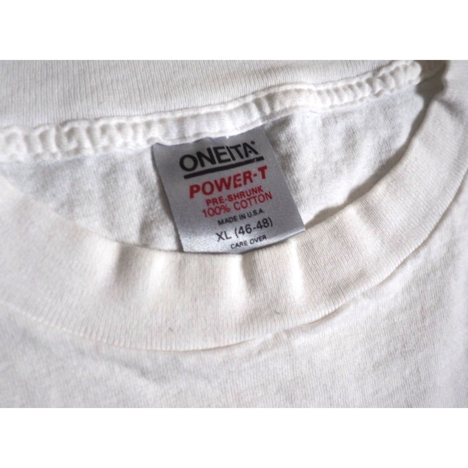 Vintage VTG 80s Oneita Port Townsend Rhody Run PNW USA White L/S Tee T-Shirt L Size US L / EU 52-54 / 3 - 4 Thumbnail