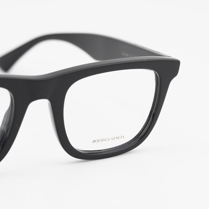 Bottega Veneta Bottega Veneta BV1129O 001 Eyeglasses Black 50mm Rectangle Size ONE SIZE - 6 Thumbnail