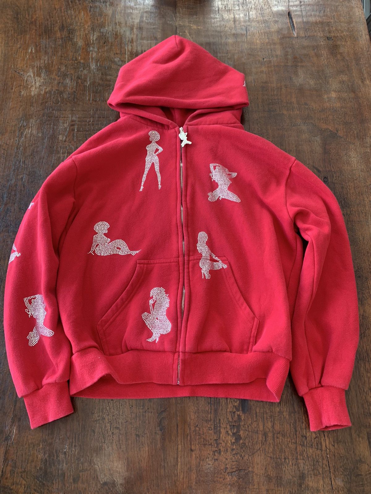 image of Named Collective Unrealistic Ideals Hoodie in Red, Women's (Size Small)