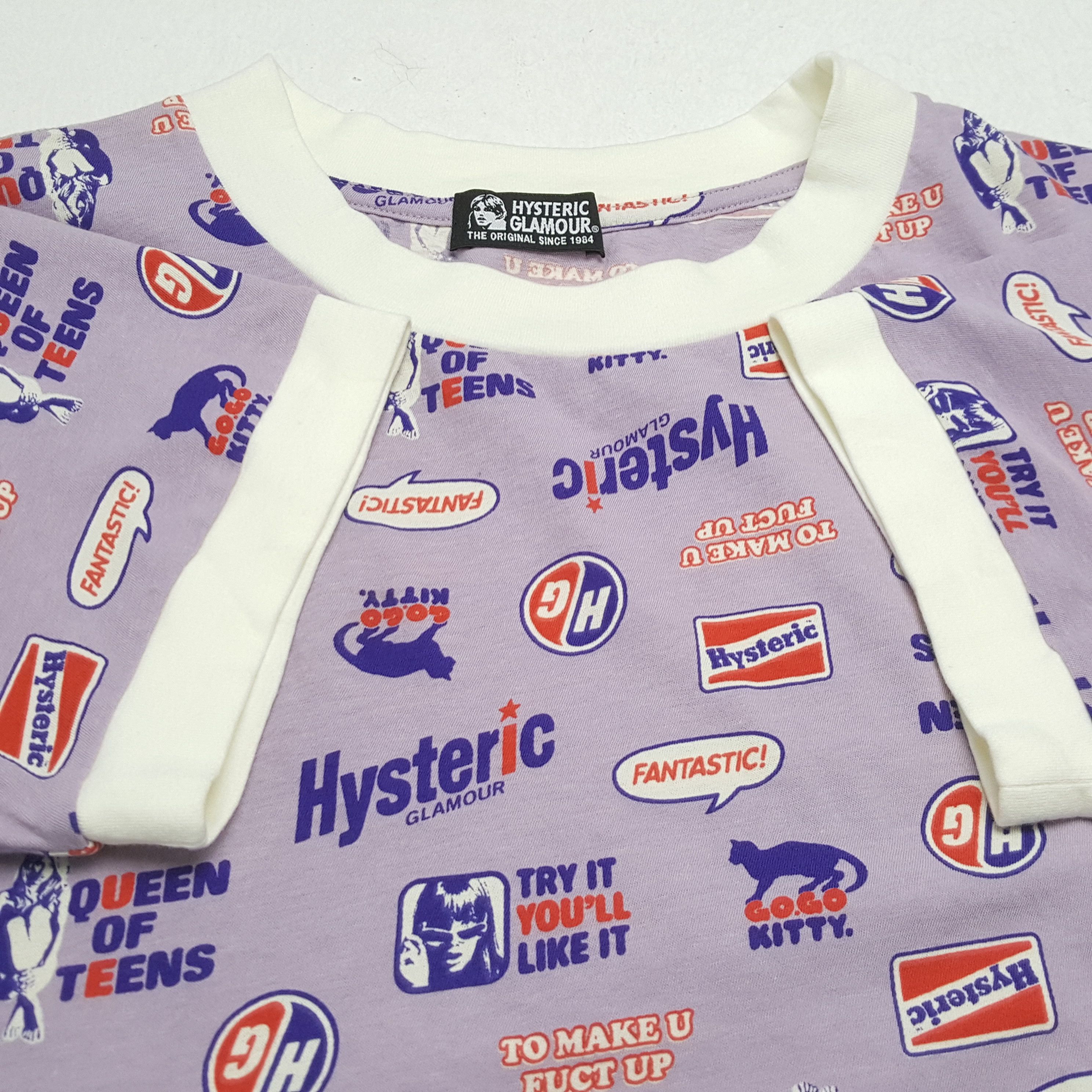 Hysteric Glamour × Japanese Brand × Vintage Vintage HYSTERIC GLAMOUR Japanese Fashion Brand T-Shirts Size XS / US 0-2 / IT 36-38 - 6 Thumbnail