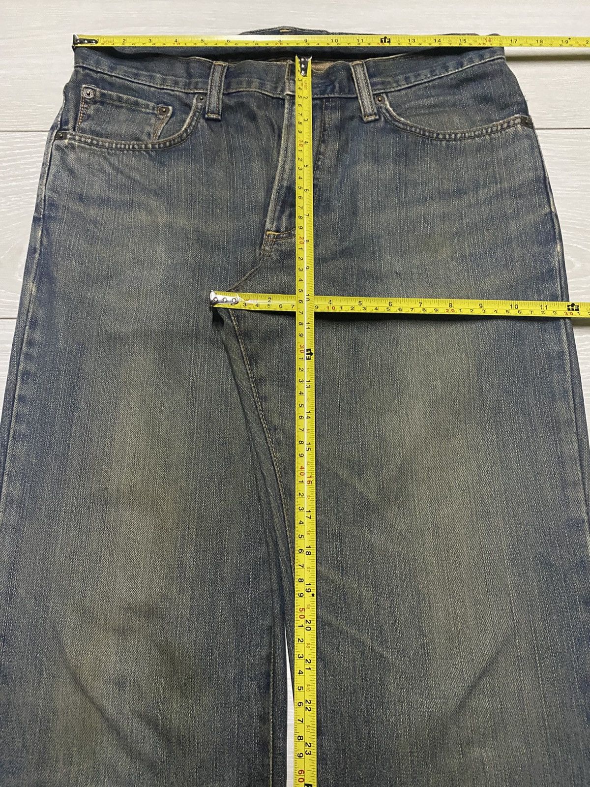 Junya Watanabe Edwin 403 International Basic Mud Wash Loose Jeans Size US 33 - 14 Thumbnail