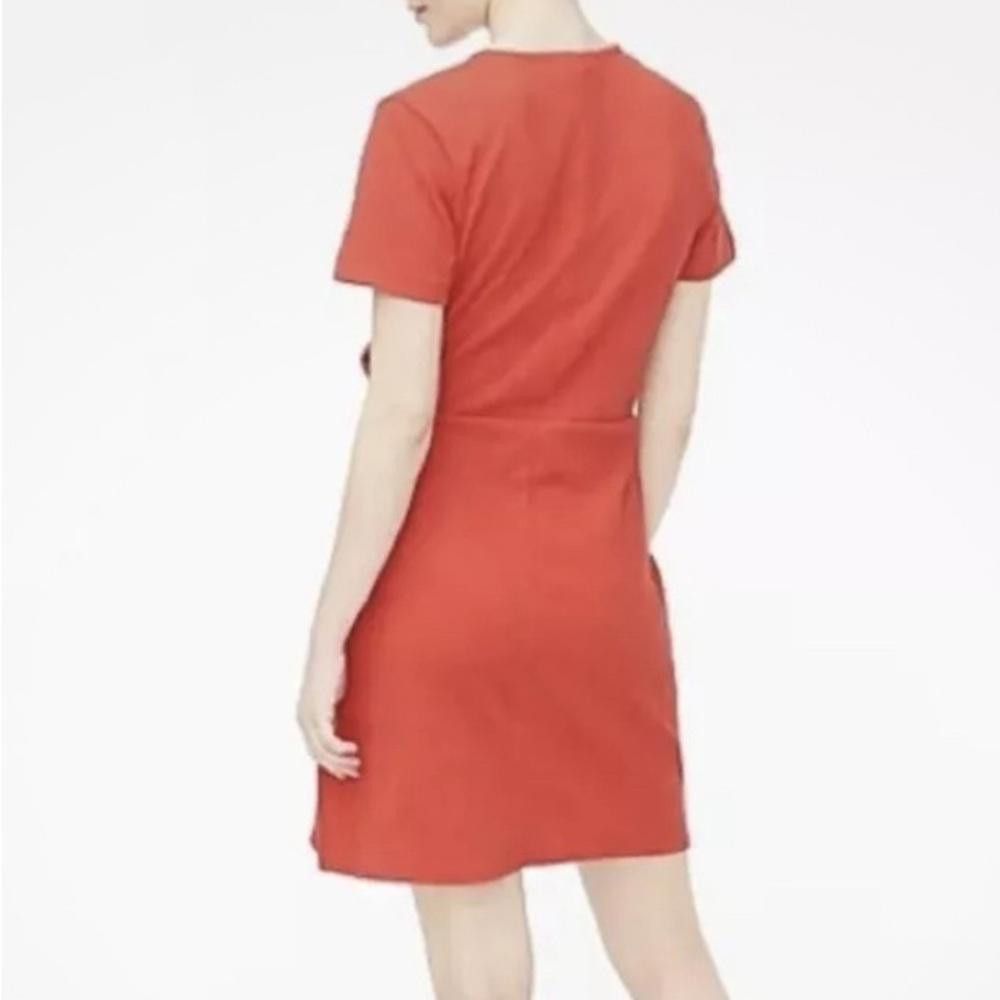Designer J Crew wrap dress in red Size XXS / US 00 / IT 34 - 3 Thumbnail