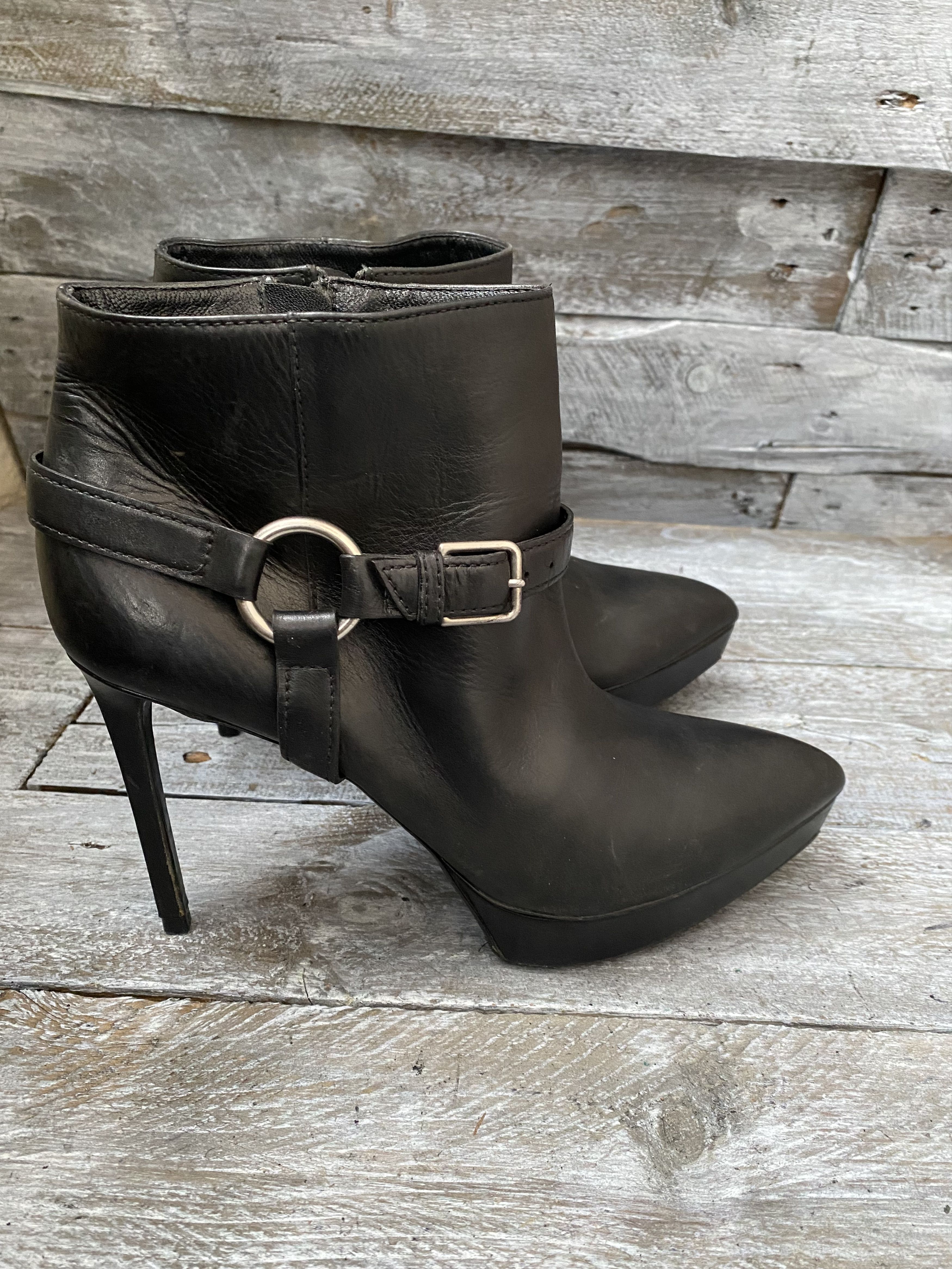 Designer × Saint Laurent Paris Saint laurent janis harness punk platform boots sz38.5 Size US 8 / IT 38 - 6 Thumbnail