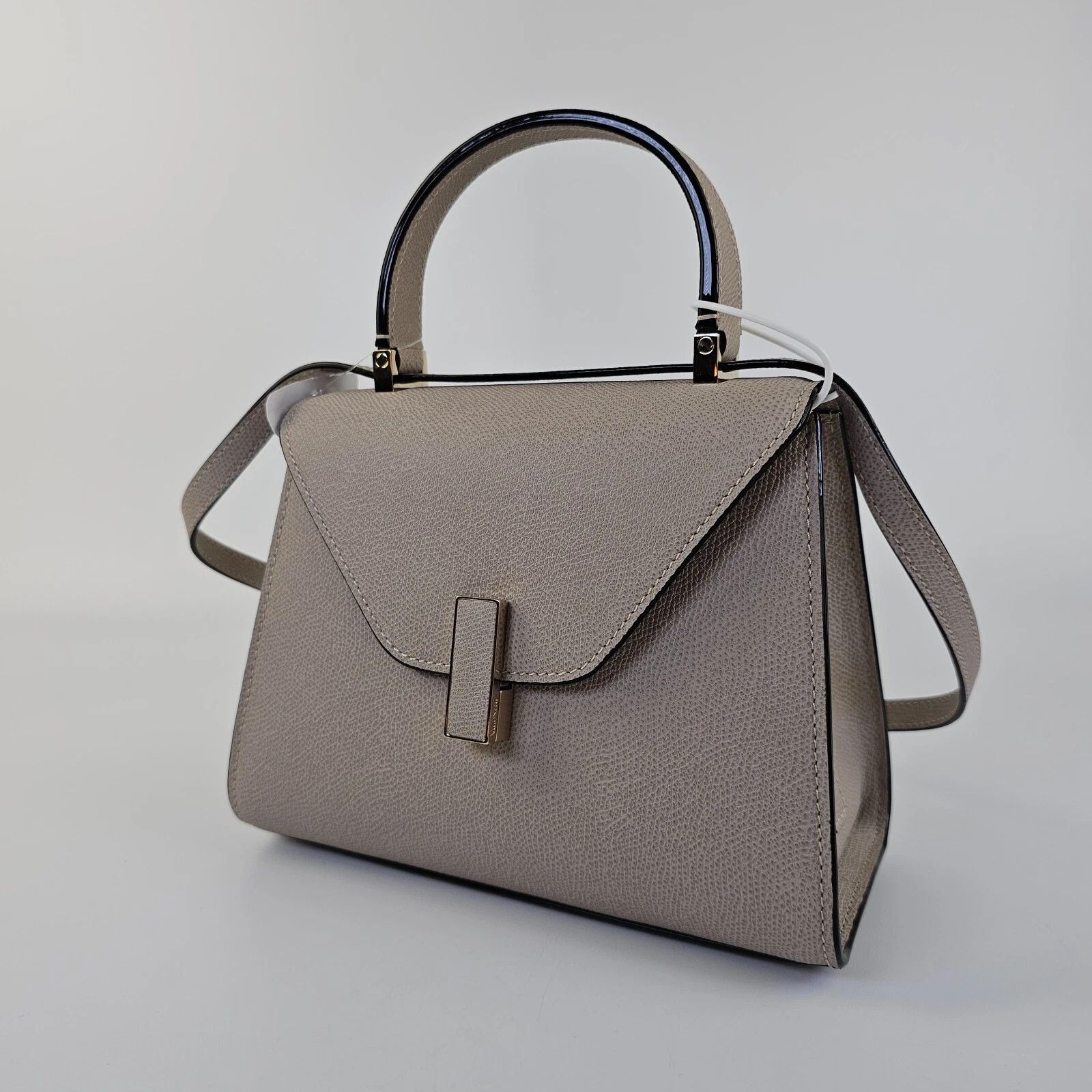 Valextra VALEXTRA Iside Mini Nude Leather Top Handle Bag New Size ONE SIZE - 4 Thumbnail