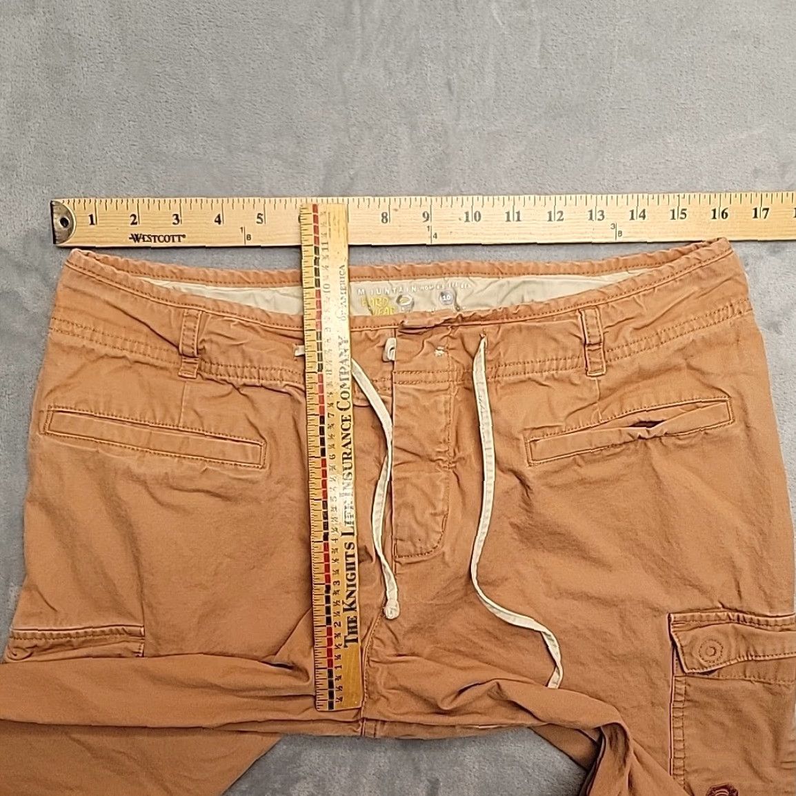 Mountain Hardwear VINTAGE Mountain Hardwear Pants Womens 10 Orange 100% Cotton Outdoor Comfort Hiking Capri Cropped Womens Size 32" / US 10 / IT 46 - 7 Thumbnail