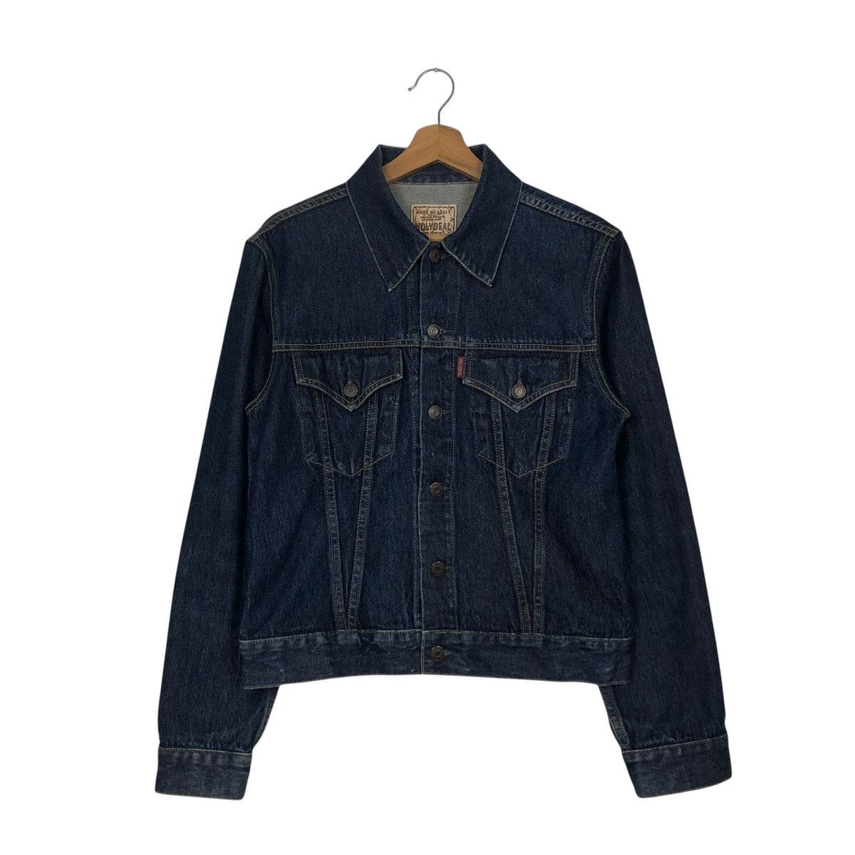 Hysteric Glamour 🔥VINTAGE TRUCKER DENIM JACKET HOLYDEAL CAFE RACER STYLE Size US L / EU 52-54 / 3 - 3 Thumbnail