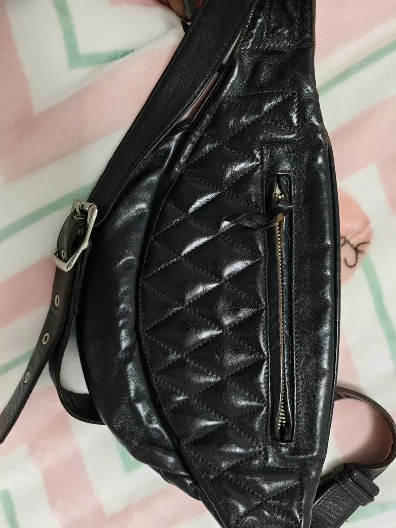 Other TOYS McCoy Felix the Cat horse leather chest bag, black ve Size ONE SIZE - 4 Thumbnail