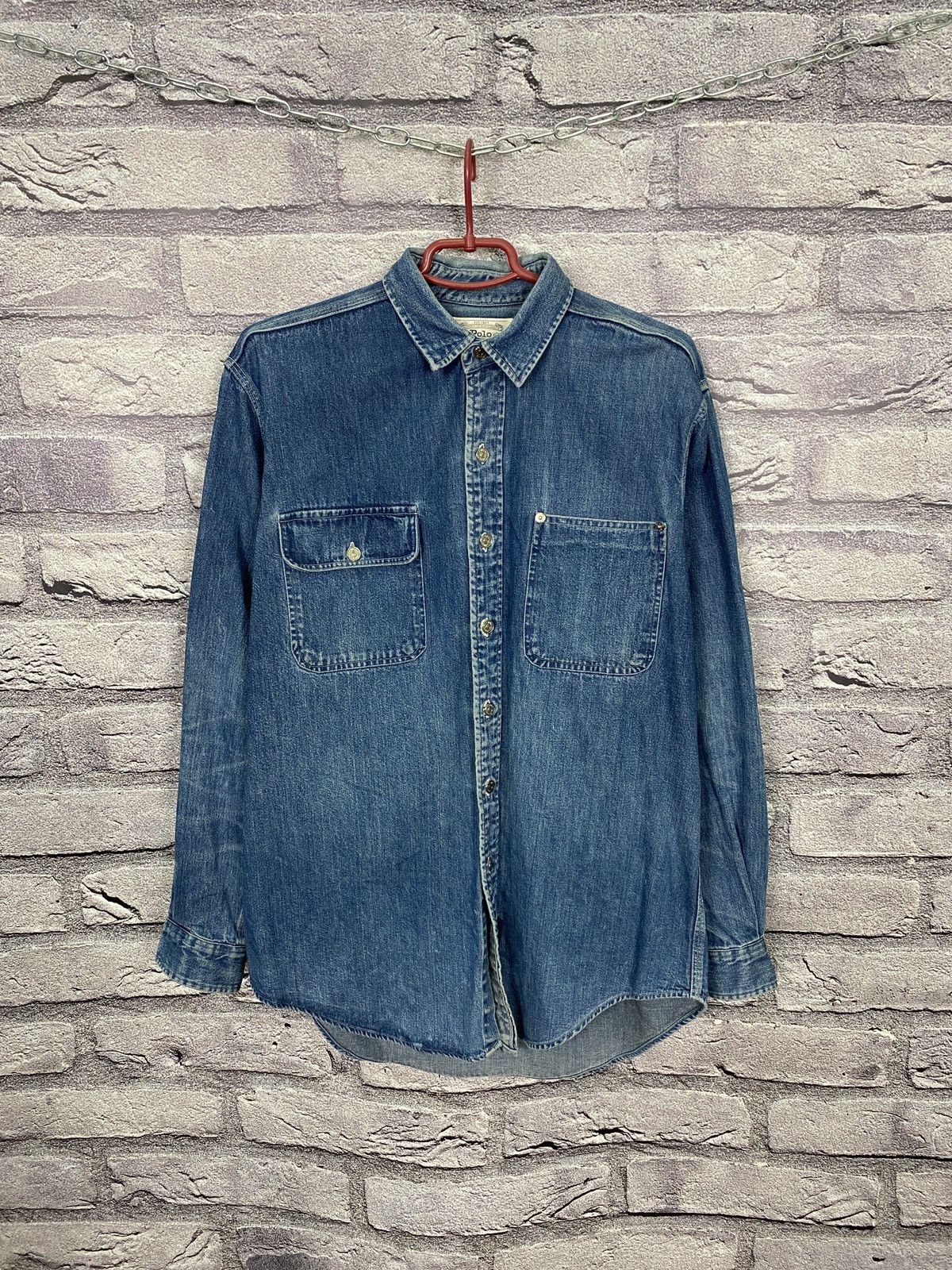 Vintage Vintage rare denim jacket Polo Ralph Lauren Sport y2k Size US M / EU 48-50 / 2 - 1 Thumbnail