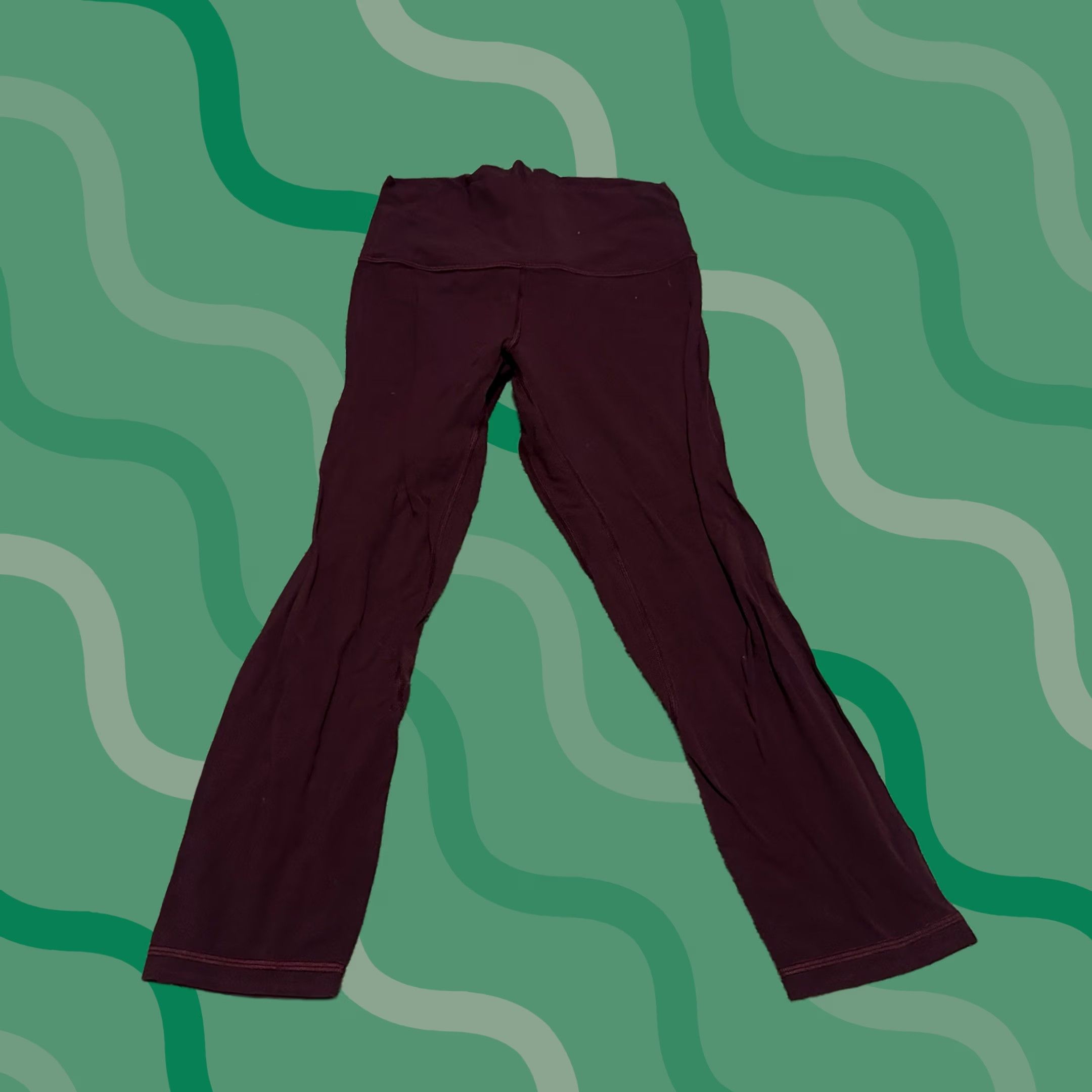 Lululemon Lululemon Align Pants Womens 6 Yoga Burgundy Regular Ankle 20.5in Inseam Size 28" / US 6 / IT 42 - 1 Thumbnail