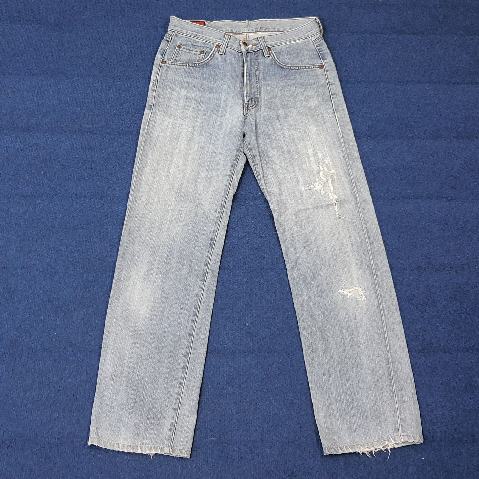 Edwin Vintage Edwin 503 Distressed Style Denim C272N24 Size US 29 - 1 Thumbnail