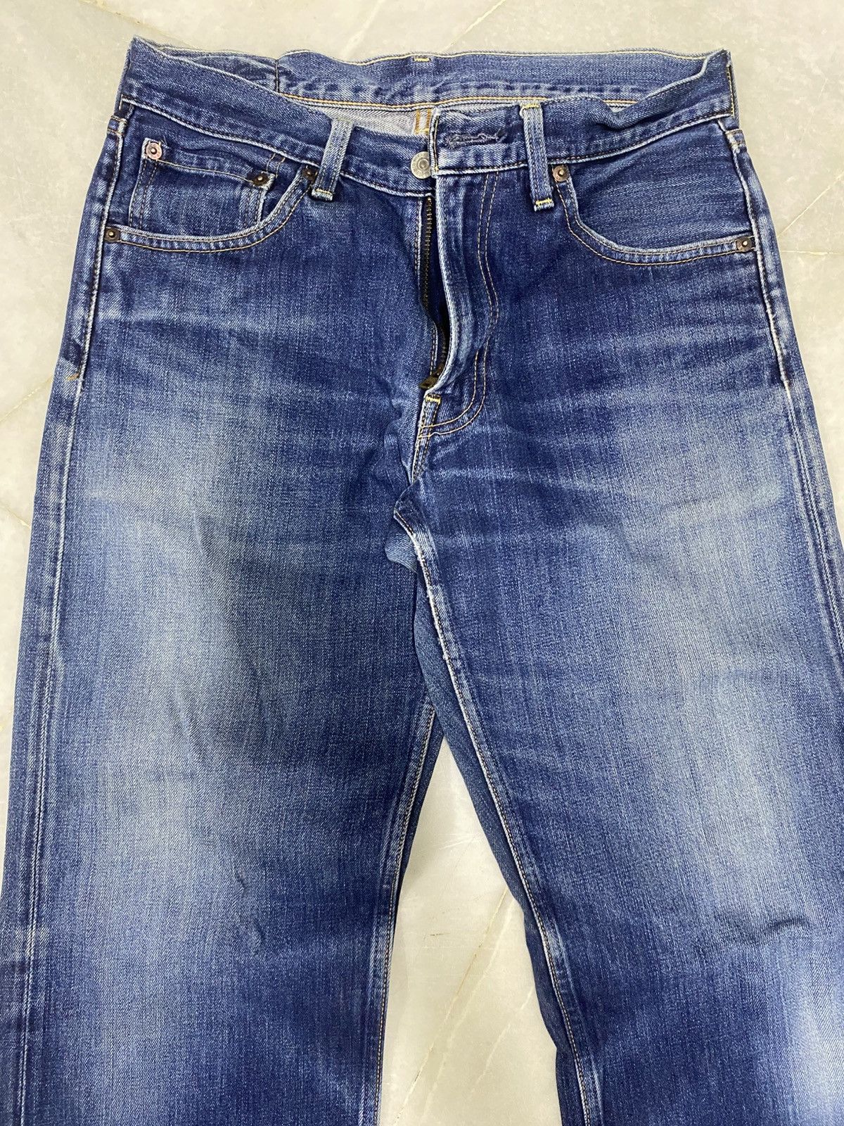 Levi's Size 29x31.5 Vintage Levis Distressed Jeans Faded Pants Size US 29 - 3 Thumbnail