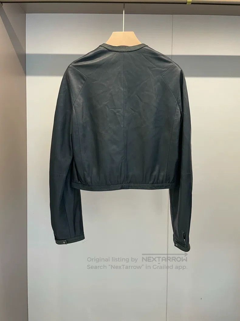 Loewe Loewe Green leather jacket Size XS / US 0-2 / IT 36-38 - 2 Thumbnail