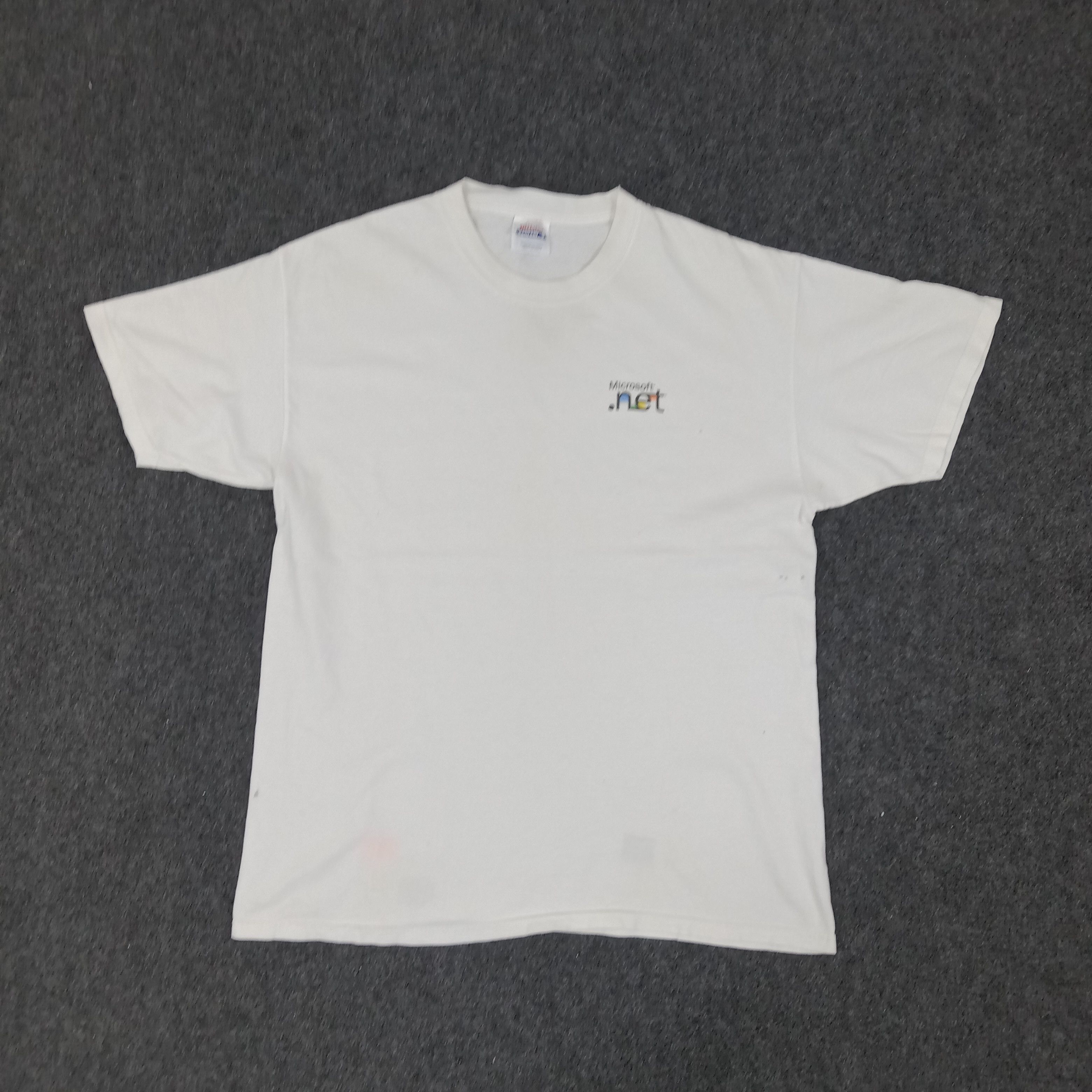 Microsoft × Vintage Microsoft Net Tech Corporation Comp Tshirt Size US L / EU 52-54 / 3 - 1 Thumbnail