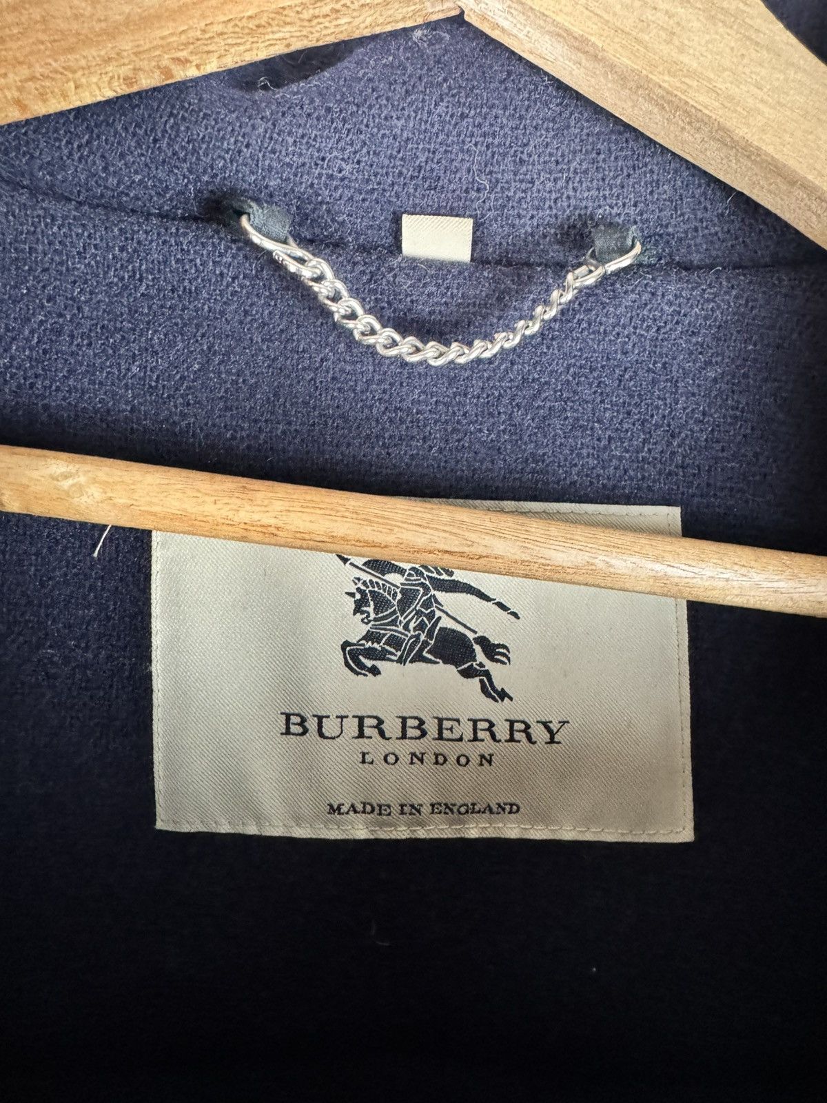 Burberry Burberry Brit Wool Duffle Coat Nova Check Size L / US 10 / IT 46 - 3 Thumbnail