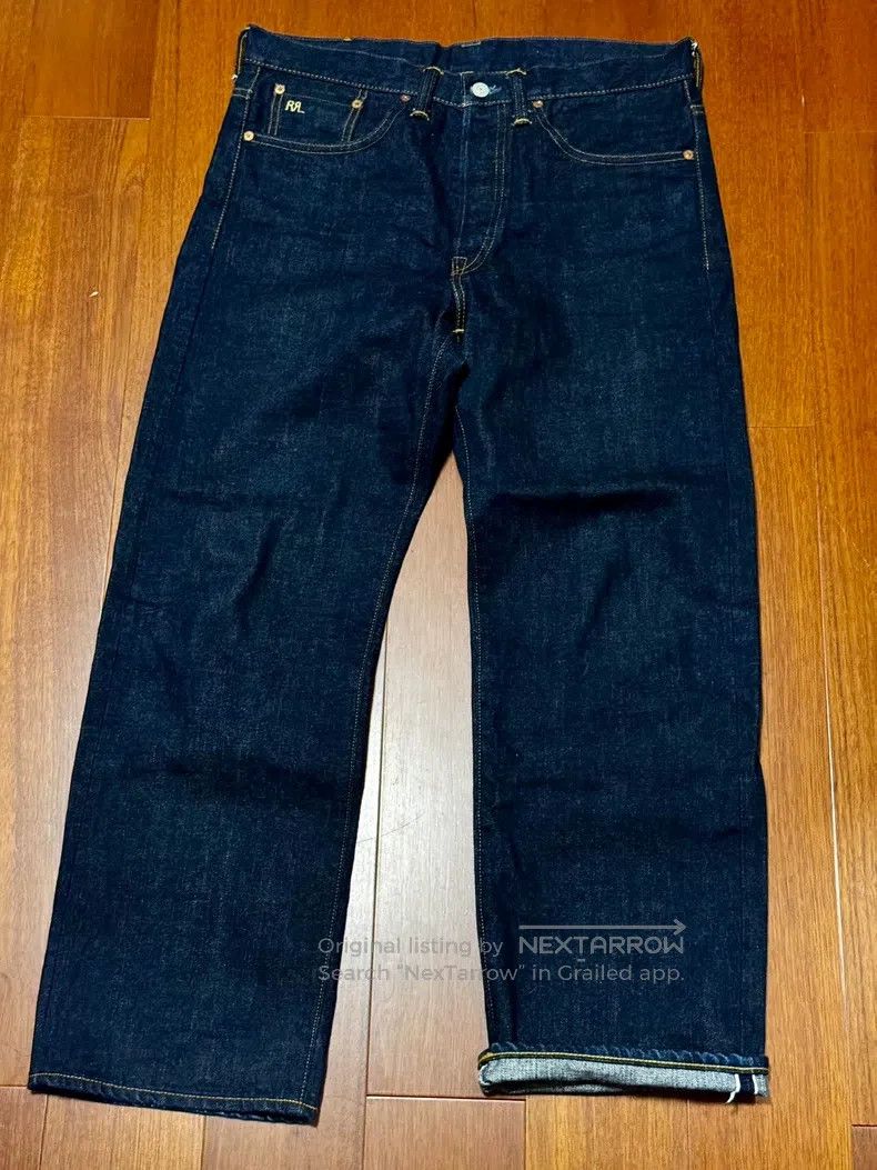 RRL Ralph Lauren RRL Ralph Lauren Vintage 5-pocket, original cowhide, flag Size US 32 / EU 48 - 1 Thumbnail