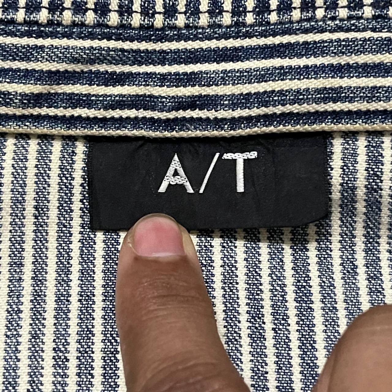 Japanese Brand Vintage A/T Atsuro Tayama Hickory Coat Jacket Unisex Size US S / EU 44-46 / 1 - 12 Thumbnail