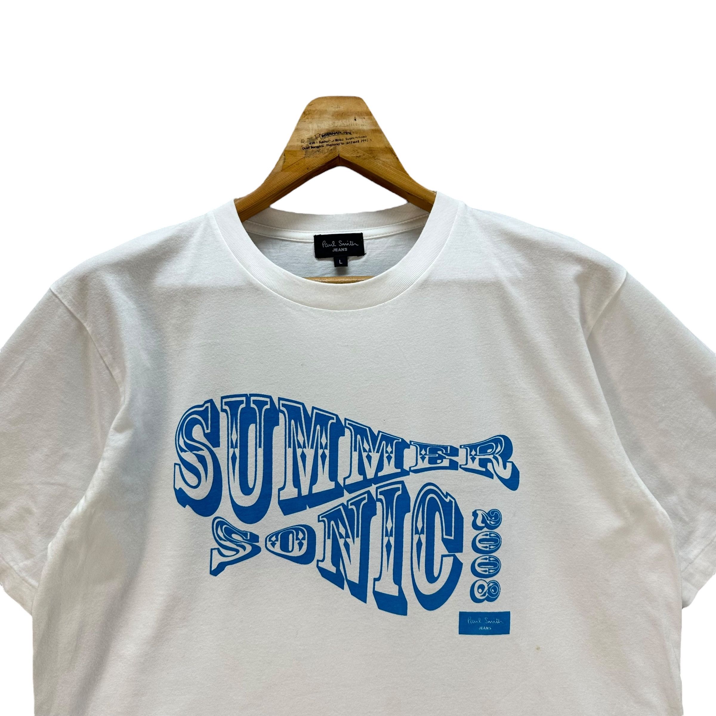 Paul Smith PAUL SMITH SUMMER SONIC SOUND 2008 TEES #9098-56 Size US L / EU 52-54 / 3 - 2 Thumbnail