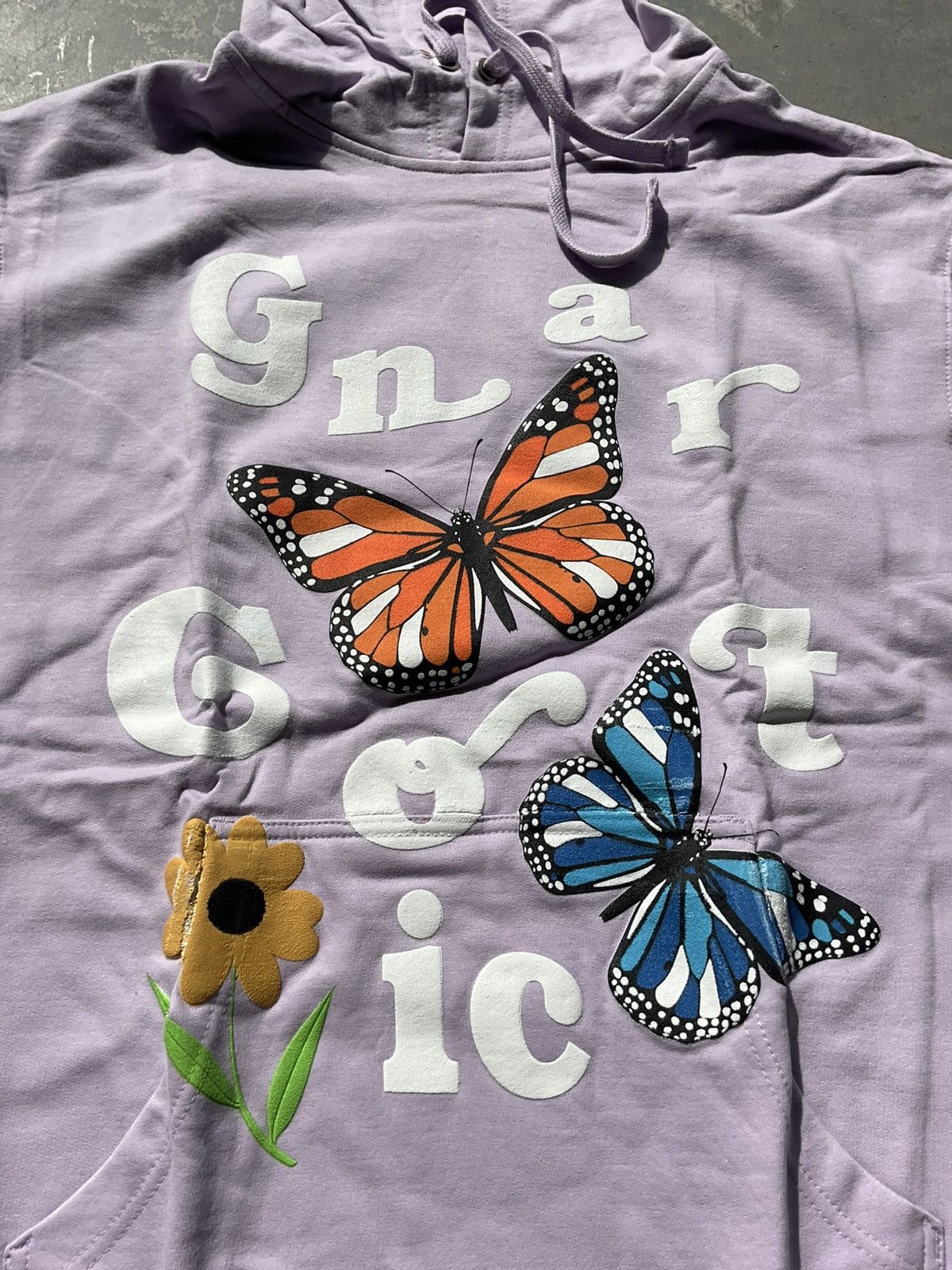 Gnarcotic Gnarcotic Lil Gnar Butterfly Flower Hoodie Light Purple Size US M / EU 48-50 / 2 - 2 Thumbnail