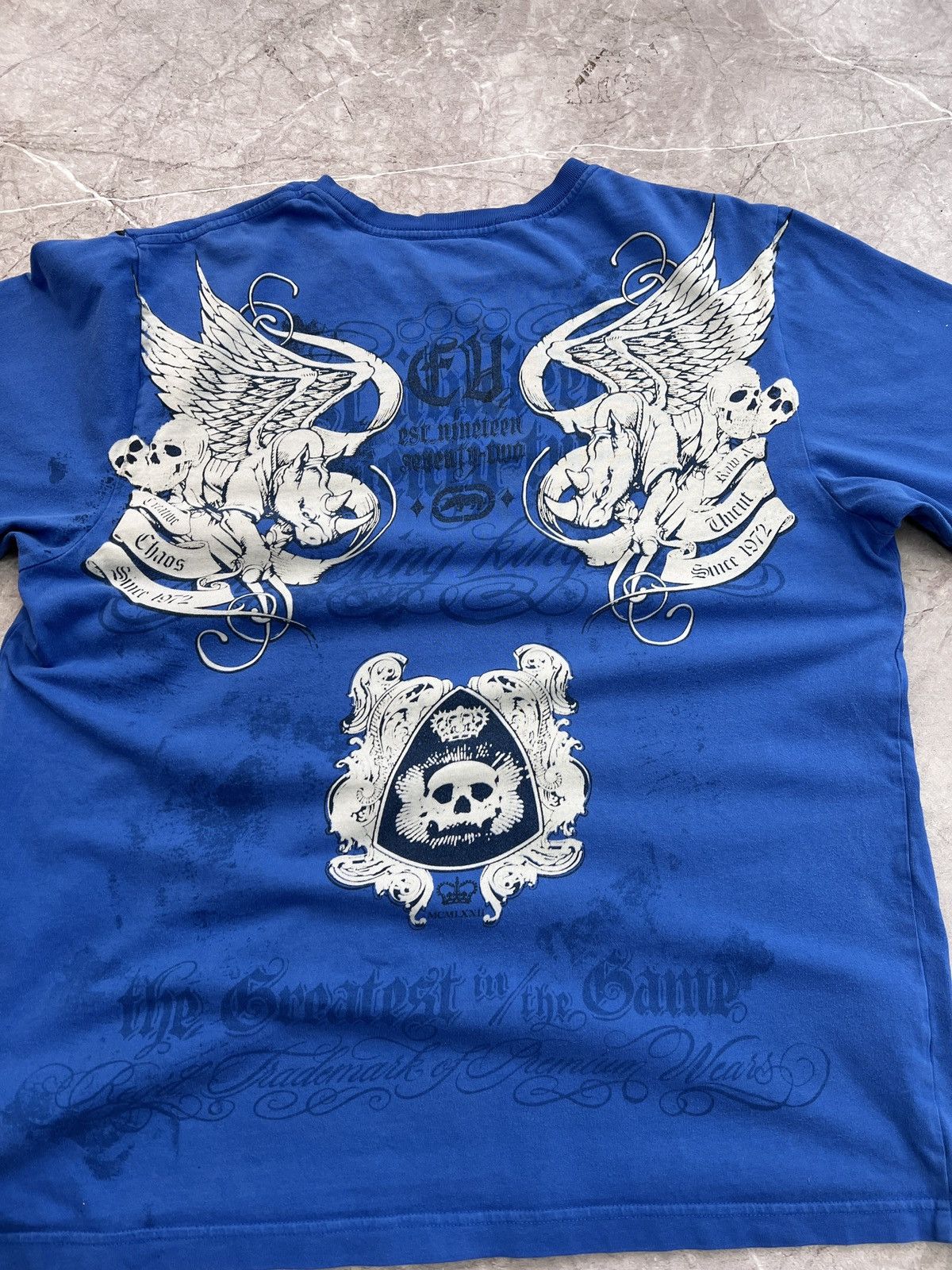 Affliction × Ecko Unltd. Skater faded distressed t shirt Ecko unitd. Affliction style Size US L / EU 52-54 / 3 - 11 Thumbnail