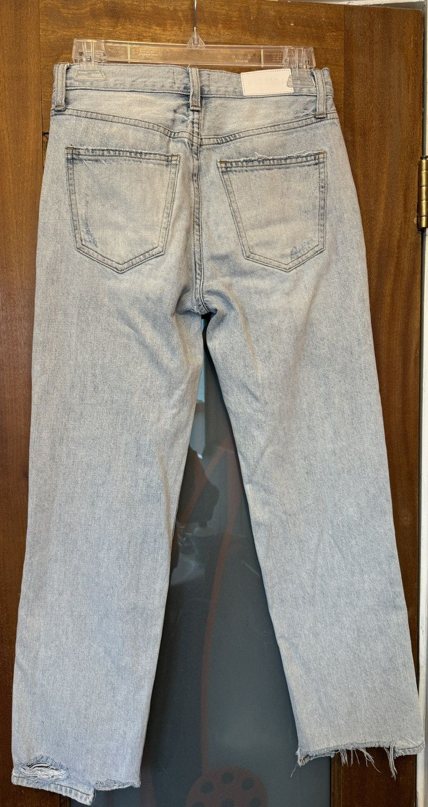 Pistola Pistola Women’s Charlie Denim Frayed High Rise Jeans 25” Size 25" / US 0 / IT 36 - 7 Thumbnail