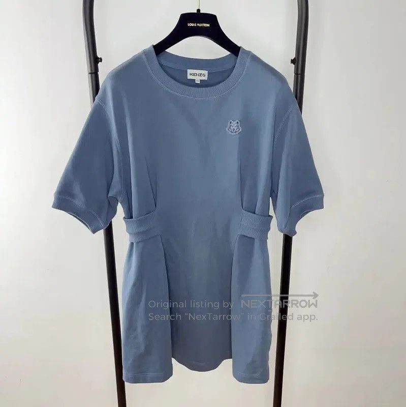 Kenzo KENZO Light Blue Cotton Dress for Women . Size M / US 6-8 / IT 42-44 - 1 Thumbnail