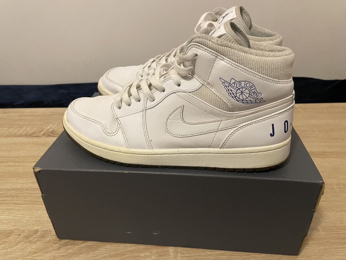 Jordan Brand Jordan 1 high- White- Size 12 Mens Size US 12 / EU 45 - 7 Thumbnail