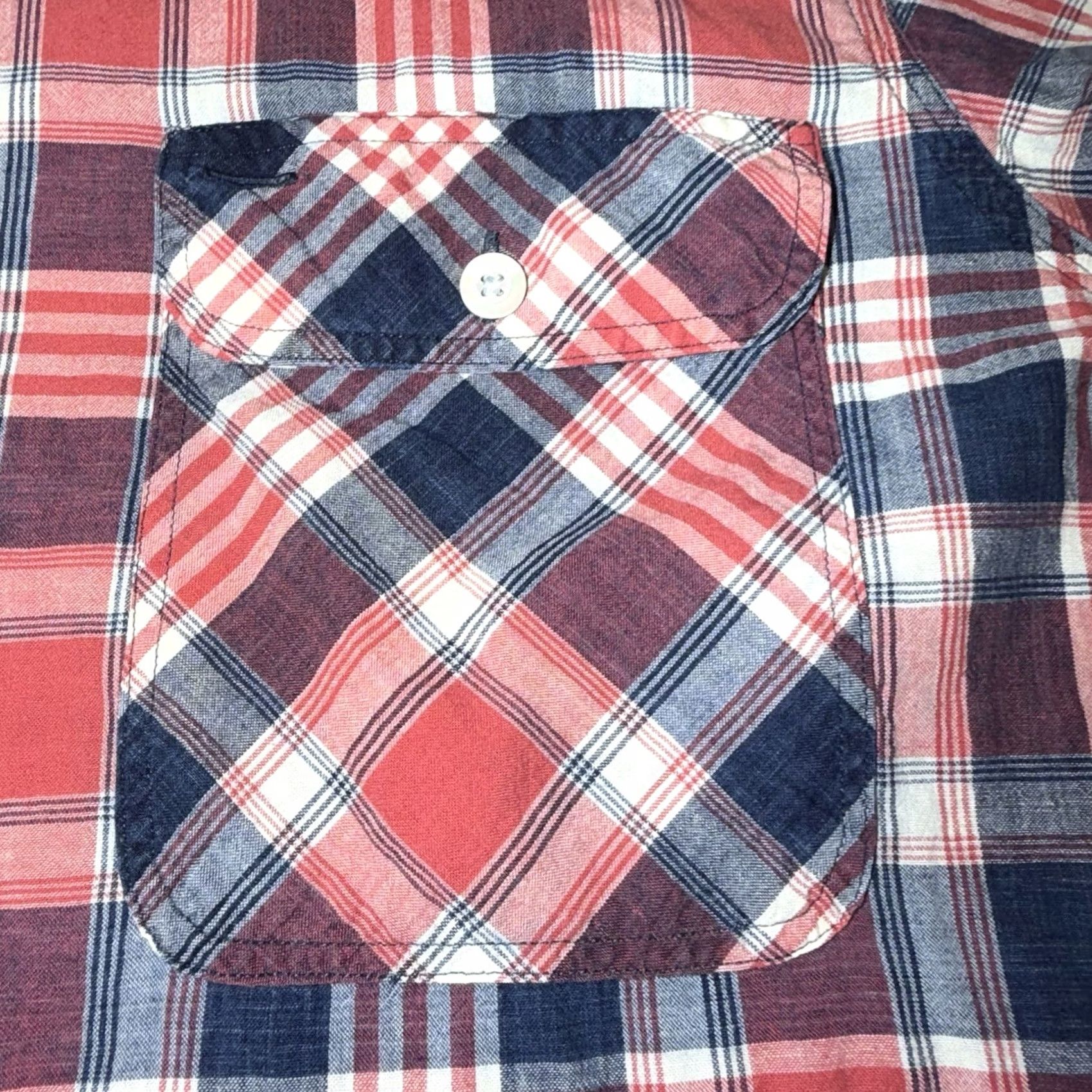 Polo Ralph Lauren Polo Ralph Lauren Shirt Mens XXL Short Sleeve Plaid Button-Up Bleeding Madras Multicolor Cotton Breathing Classic Casual Button-Up Shirt Size US XXL / EU 58 / 5 - 2 Thumbnail