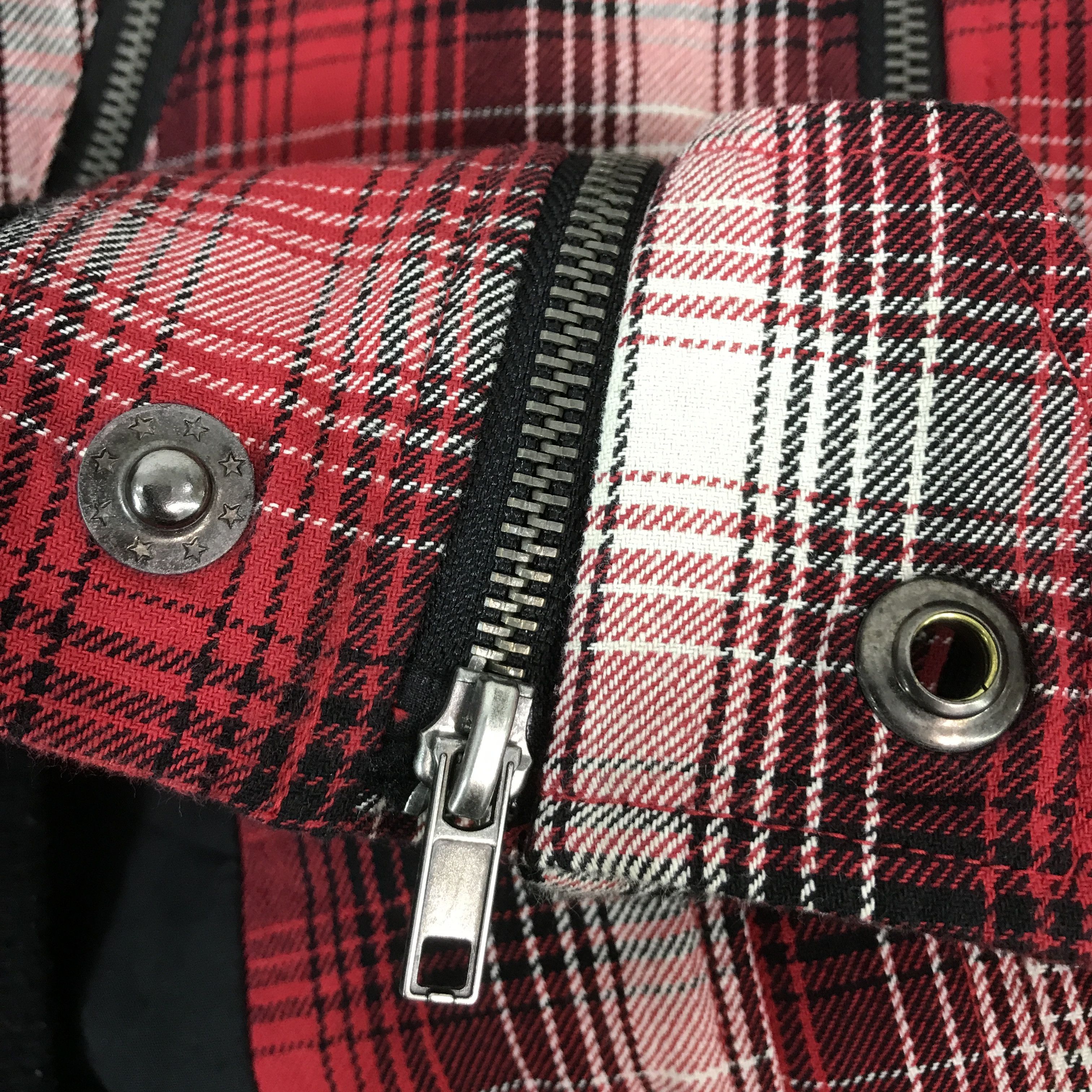 Japanese Brand soves jacket Tartan punk style zip jacket K62B17 Size US L / EU 52-54 / 3 - 11 Thumbnail