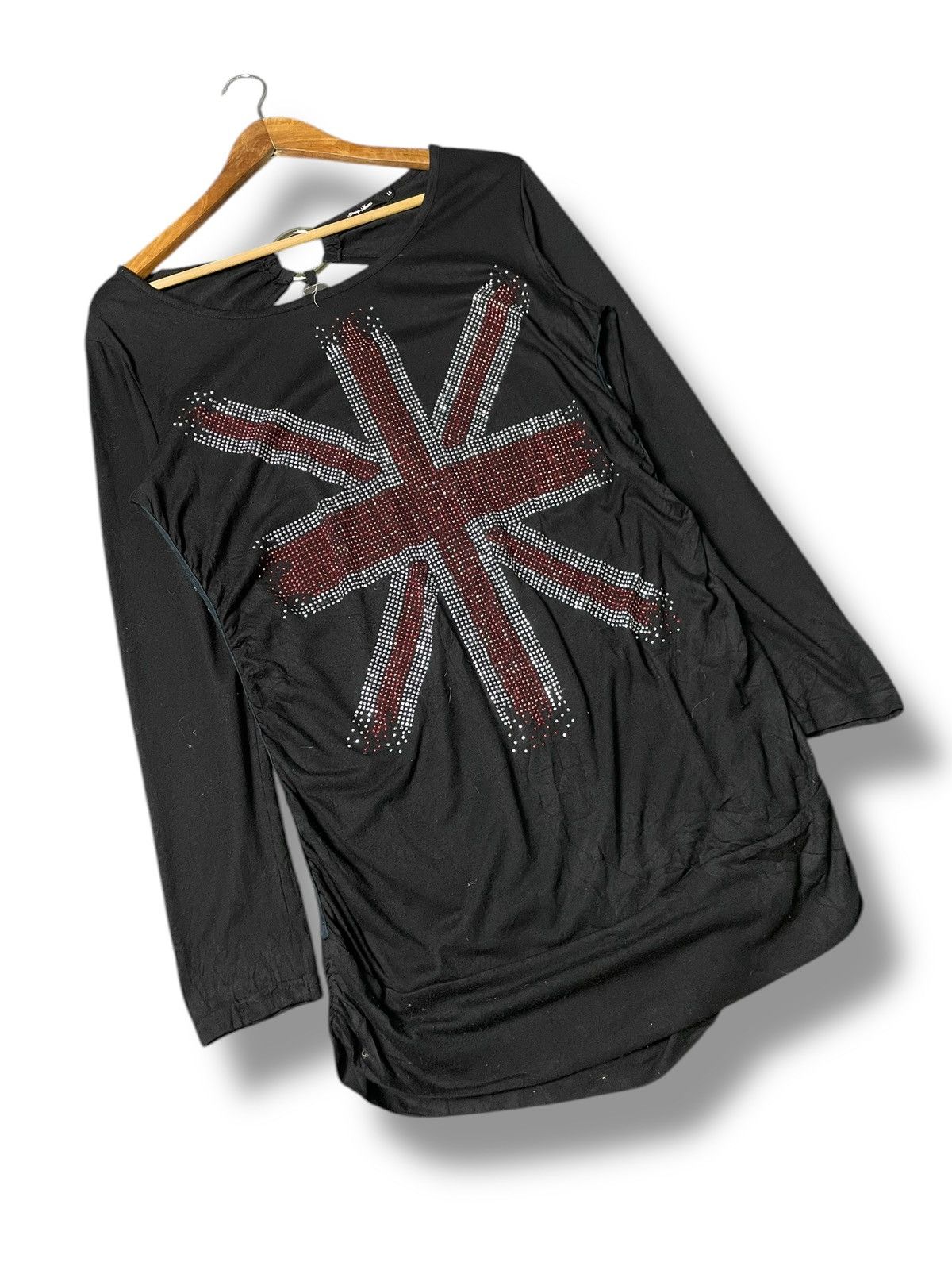 Japanese Brand Vintage Strange Heaven Punk Long Sleeve Shirts (76) Size L / US 10 / IT 46 - 4 Thumbnail