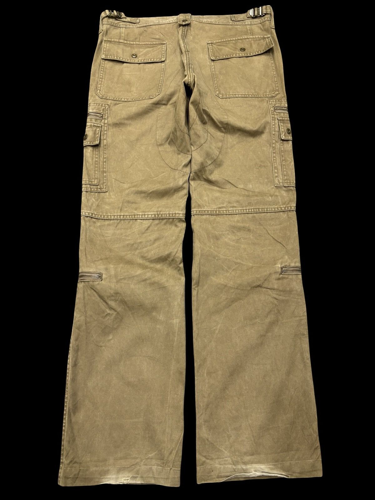 ABAHOUSE 💥Multipockets💥Sick Style Military Abahouse Cargo Pant F639 Size US 33 - 2 Thumbnail