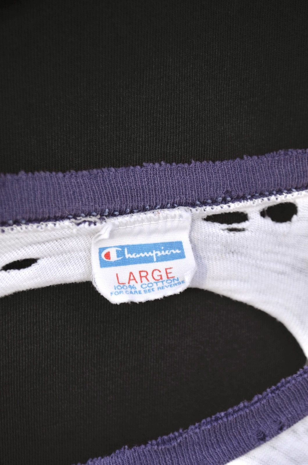 Champion True VTG 80’s Champion YMCA Ringer Thrashed Graphic Shirt Size US M / EU 48-50 / 2 - 5 Thumbnail