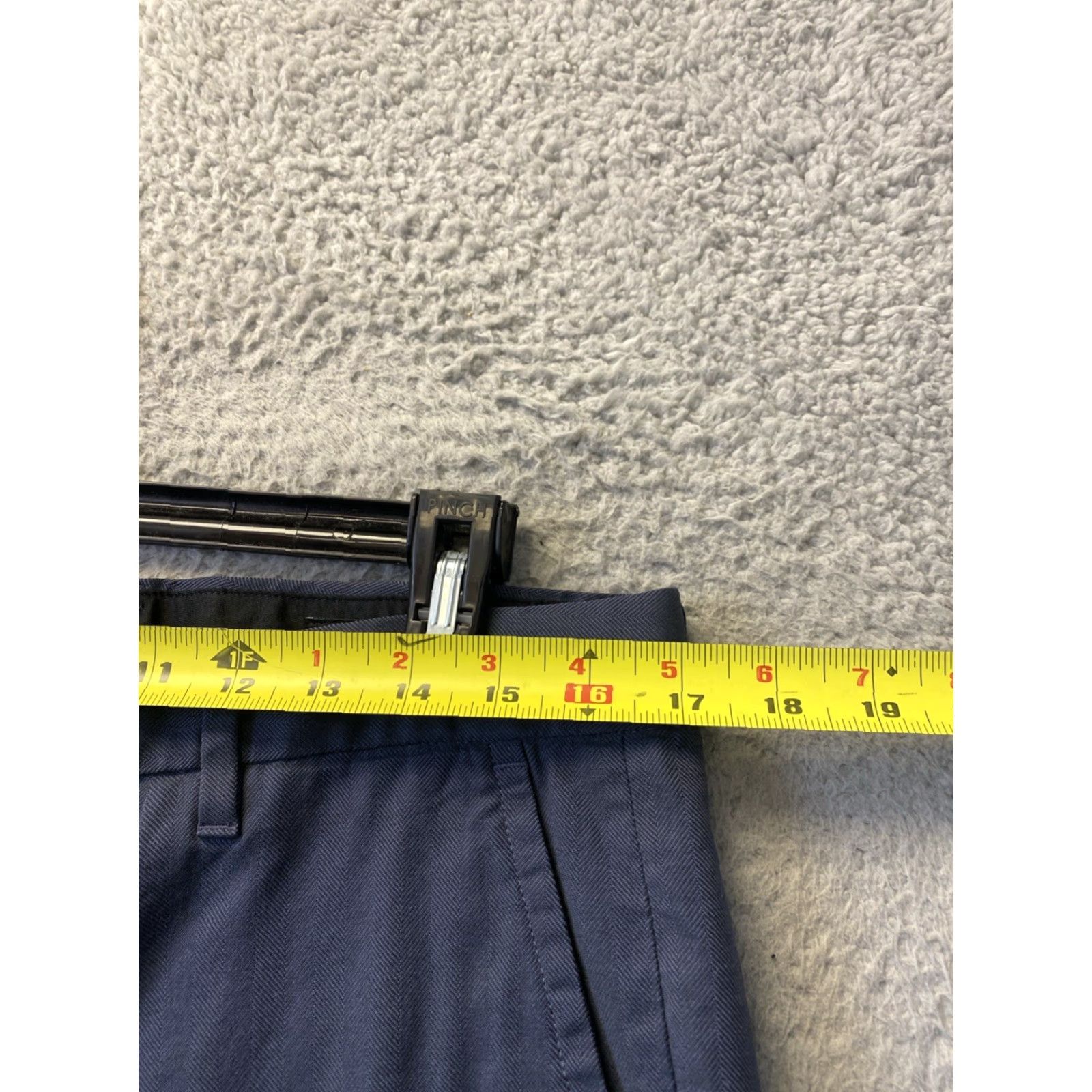 Bonobos BONOBOS Slim Dress Pants Men’s 34x30 Dusty Blue Chino Zip Flat Front Slim Tapered 30 in Inseam Casual Business Travel Men Size US 34 / EU 50 - 4 Thumbnail