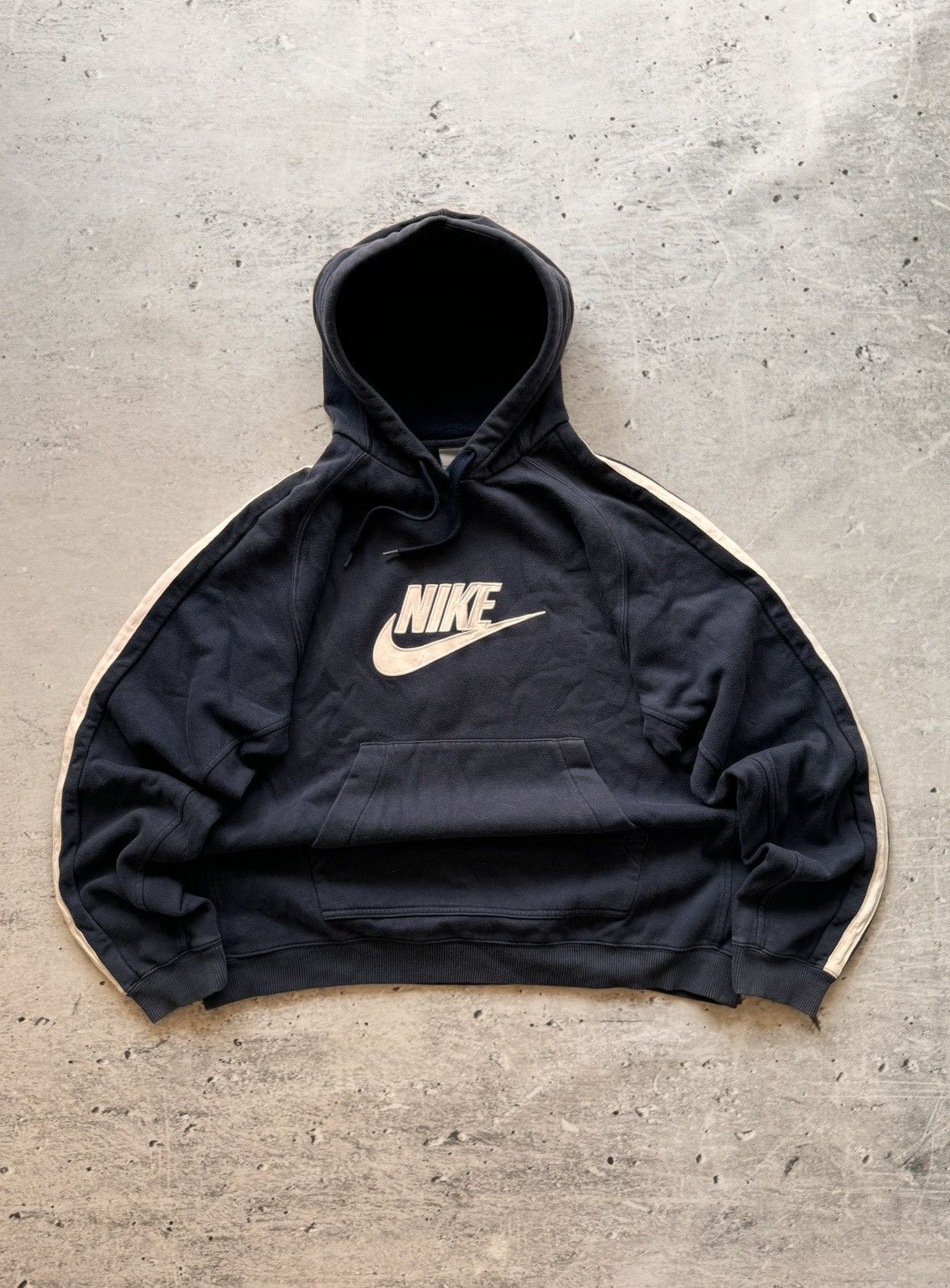 Nike × Vintage NIKE VINTAGE CENTER LOGO OVERSIZE BOXY HOODIE Size US XL / EU 56 / 4 - 1 Thumbnail