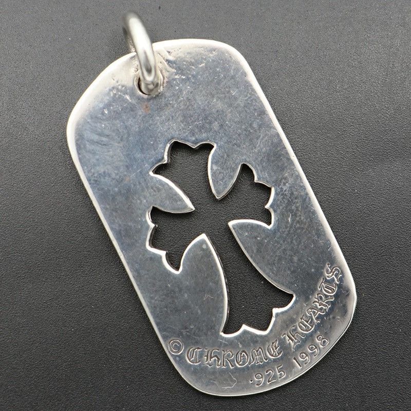 Chrome Hearts CHROME HEARTS LARGE CROSS CUT OUT DOG TAG Size ONE SIZE - 1 Thumbnail