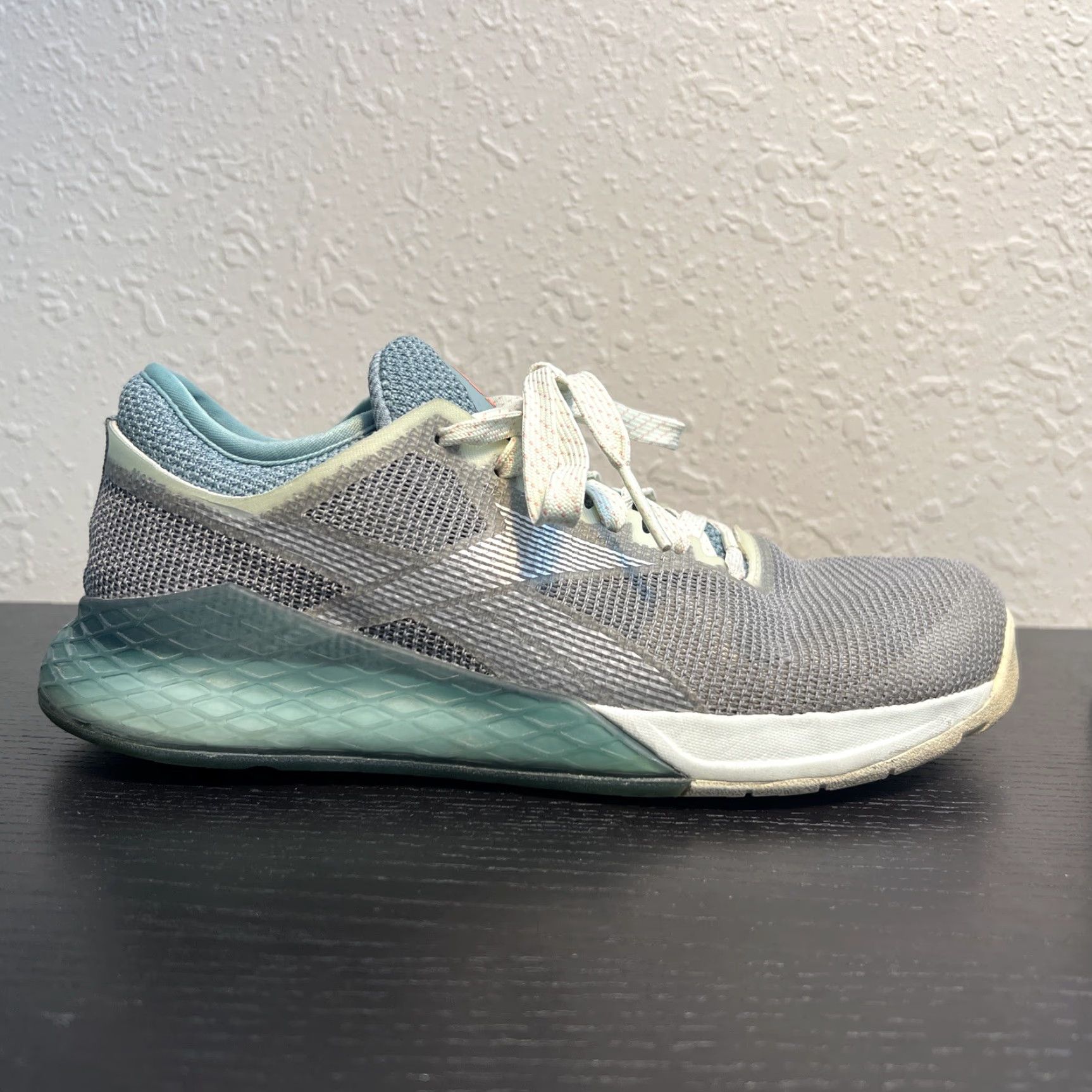 Reebok **Reebok Nano 9 Size 8 Grey/Green/White Women's Crossfit Athletic Shoes** User: Reebok Nano 9 Women's Size 8 Grey/Green/White Crossfit Athletic Shoes Size US 8 / IT 38 - 5 Thumbnail
