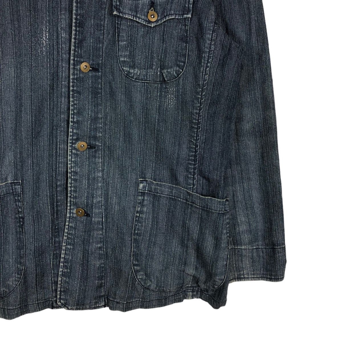 Issey Miyake 🔥Vintage Hickory Chore Jacket Fissare Homme Japan Made Size US L / EU 52-54 / 3 - 5 Thumbnail