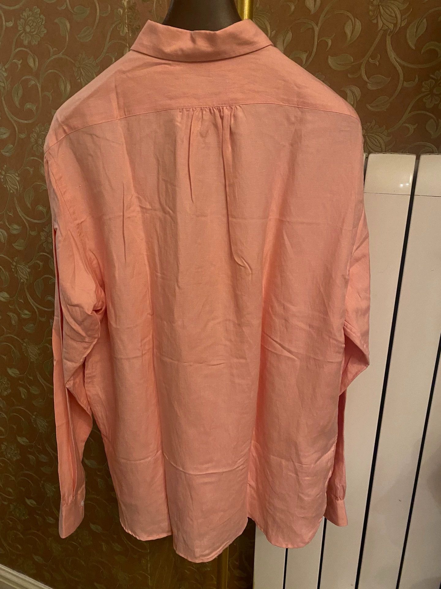 Polo Ralph Lauren Purple Label RRL Chinese Silk Linen Italian Shirt Size US L / EU 52-54 / 3 - 5 Thumbnail