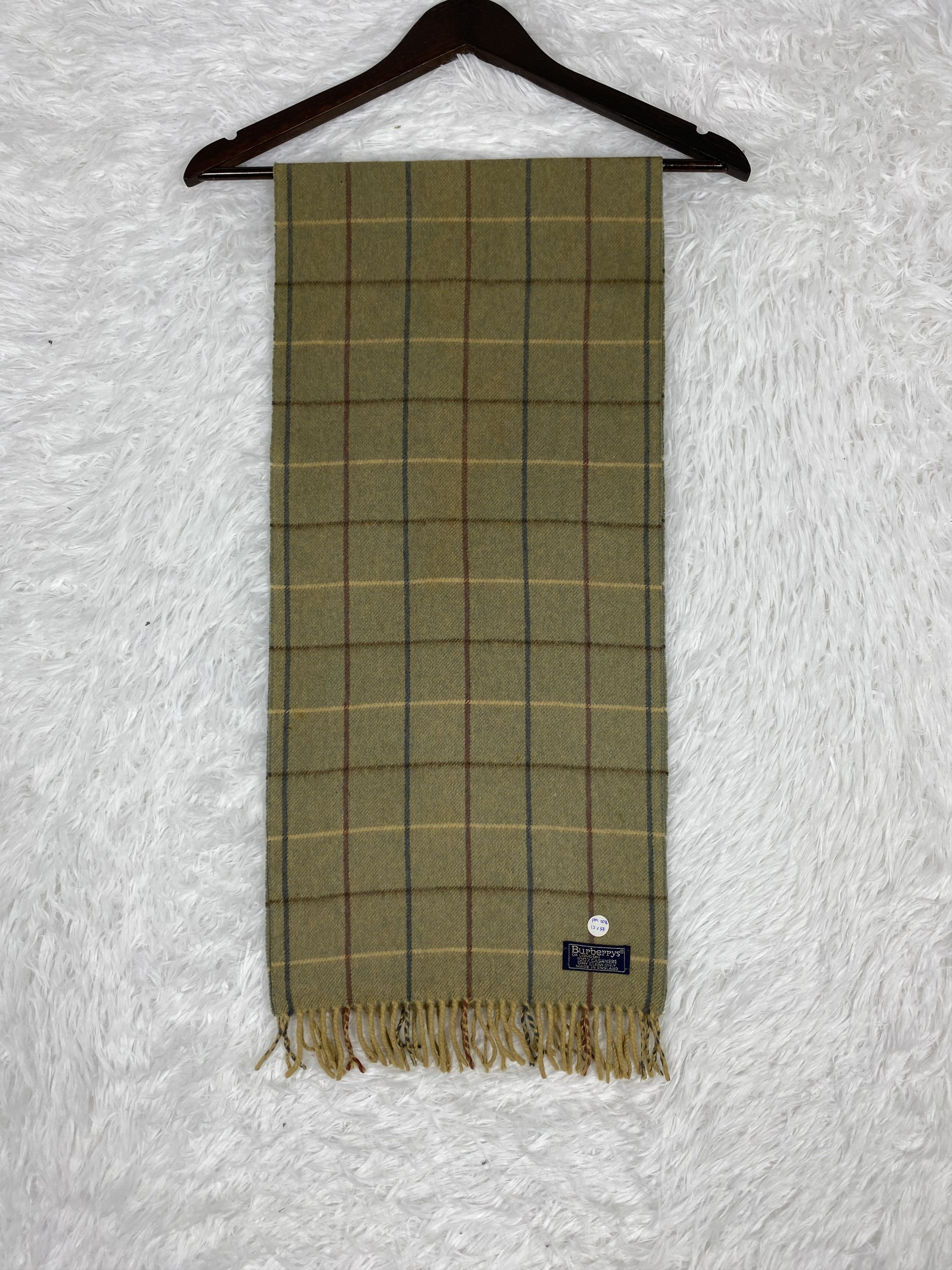 Burberry Vintage Burberry Scarf / Muffler Neckwear PM0076 Size ONE SIZE - 4 Thumbnail